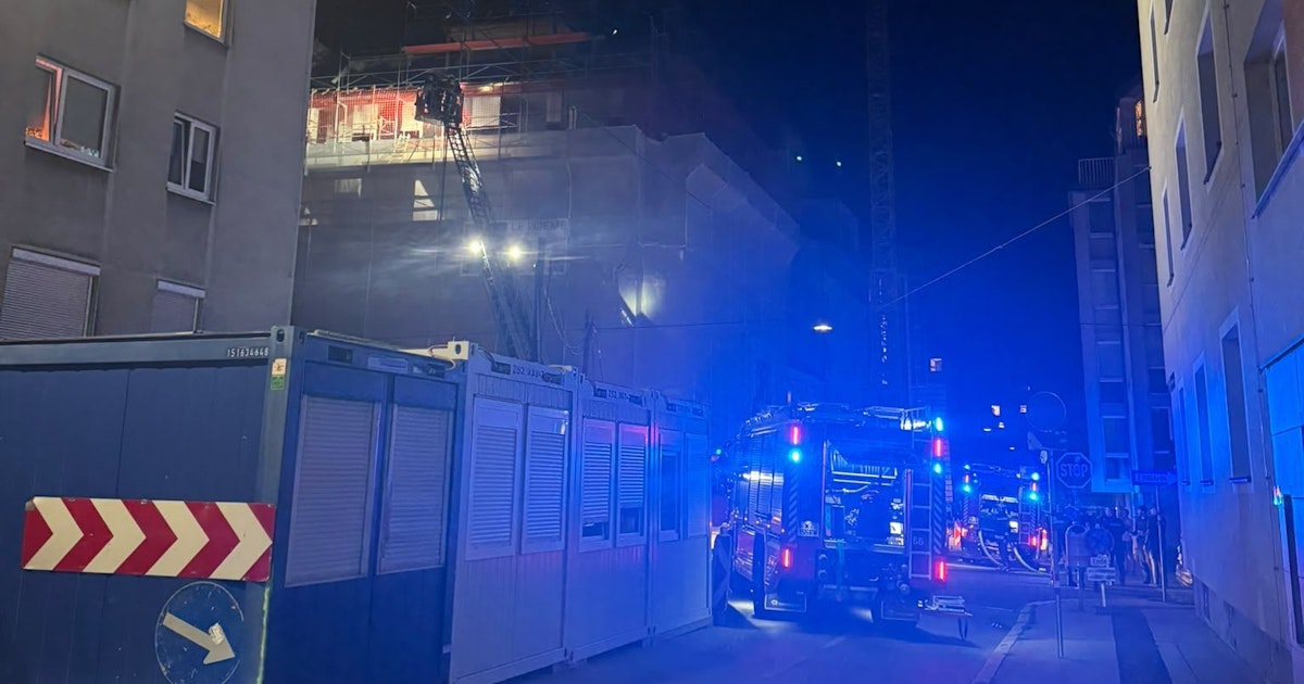 Einsatz in Döbling – Brand auf Baustelle! Wiener Feuerwehr rückt aus