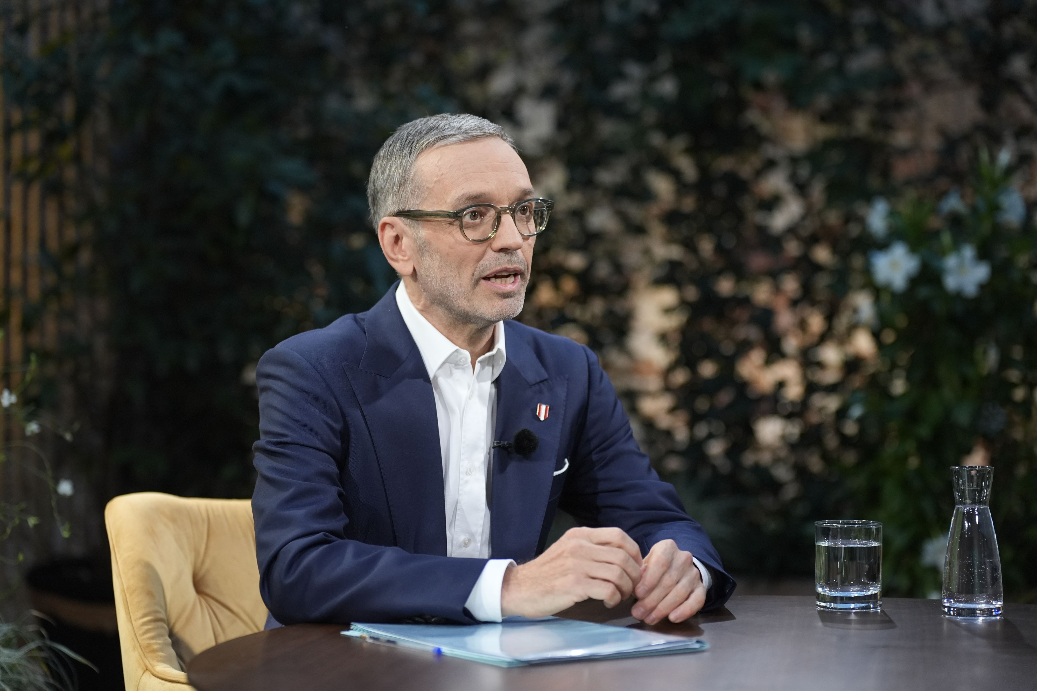 FPÖ-Chef Herbert Kickl beim ORF-