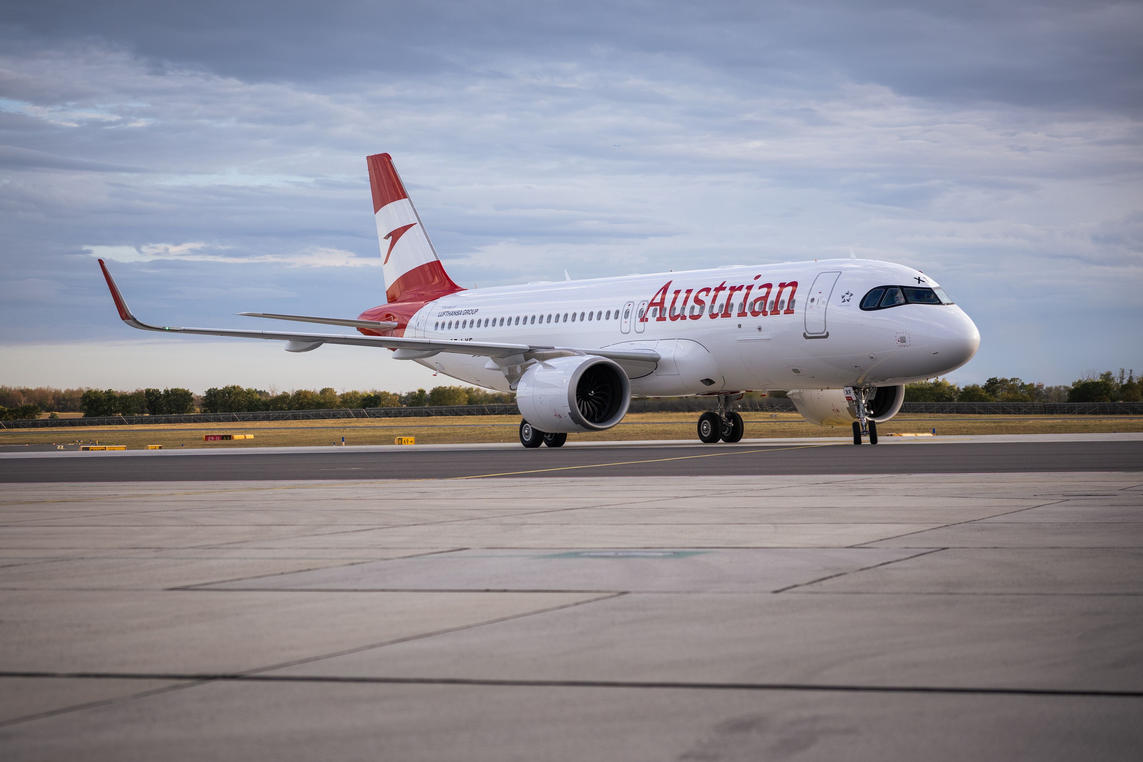 Starlink-Premiere bei der AUA: der fabrikneue Airbus A320neo mit Highspeed-Internet an Bord