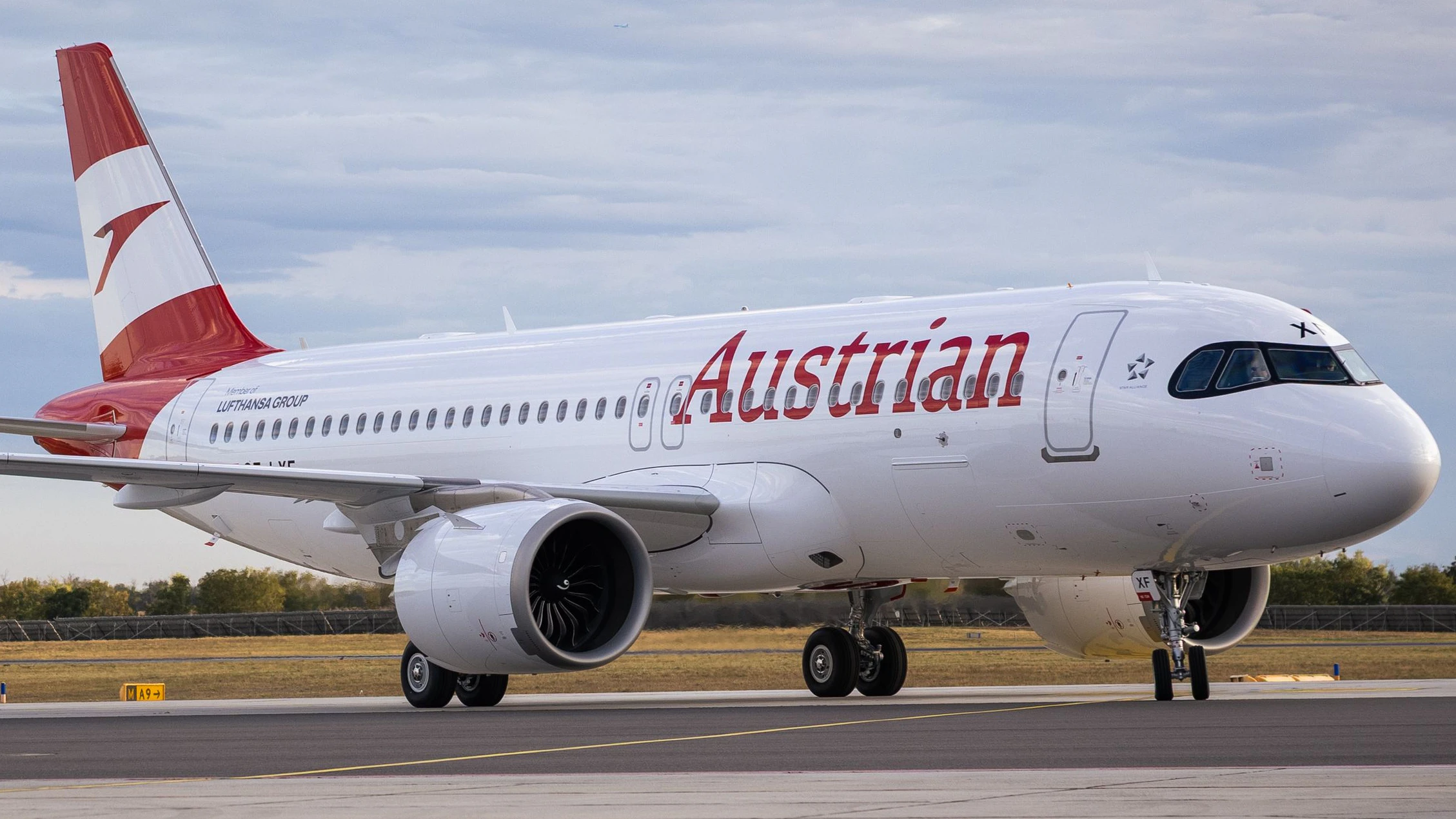 Starlink-Premiere bei der AUA: der fabriksneue Airbus A320neo mit Highspeed-Internet an Bord