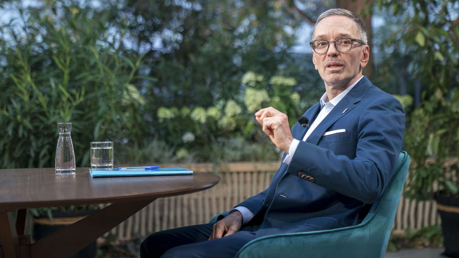 FPÖ-Chef Herbert Kickl vor dem ORF-Sommergespräch im Vorjahr