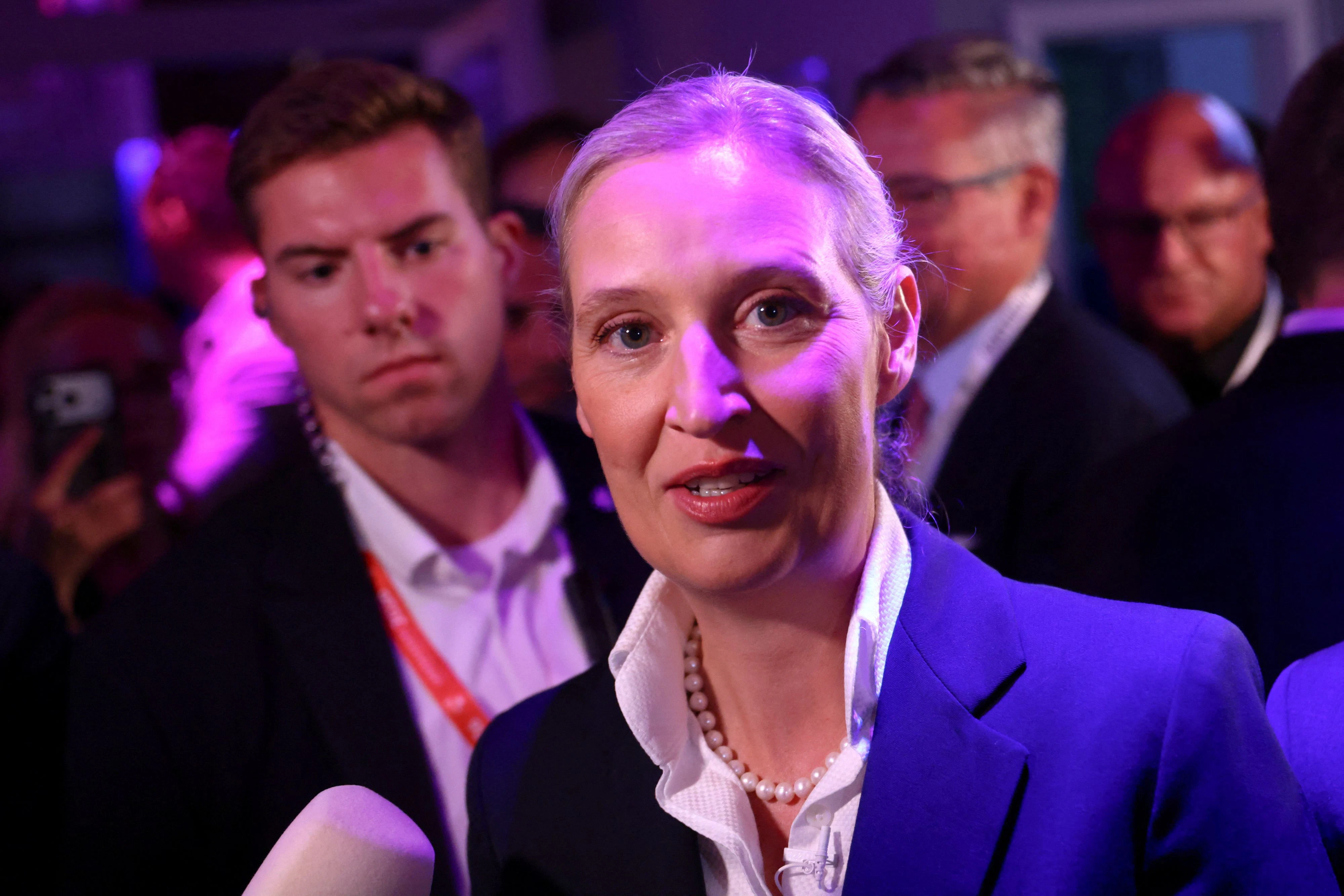 Sieht die Zeit für Neuwahlen auf Bundesebene gekommen: AfD-Co-Vorsitzende Alice Weidel