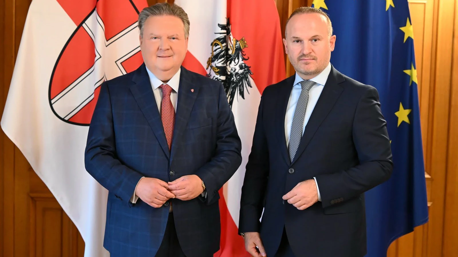 Bürgermeister Michael Ludwig mit IGGÖ-Präsident Ümit Vural