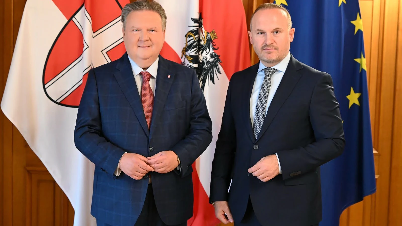 Bürgermeister Michael Ludwig mit IGGÖ-Präsident Ümit Vural
