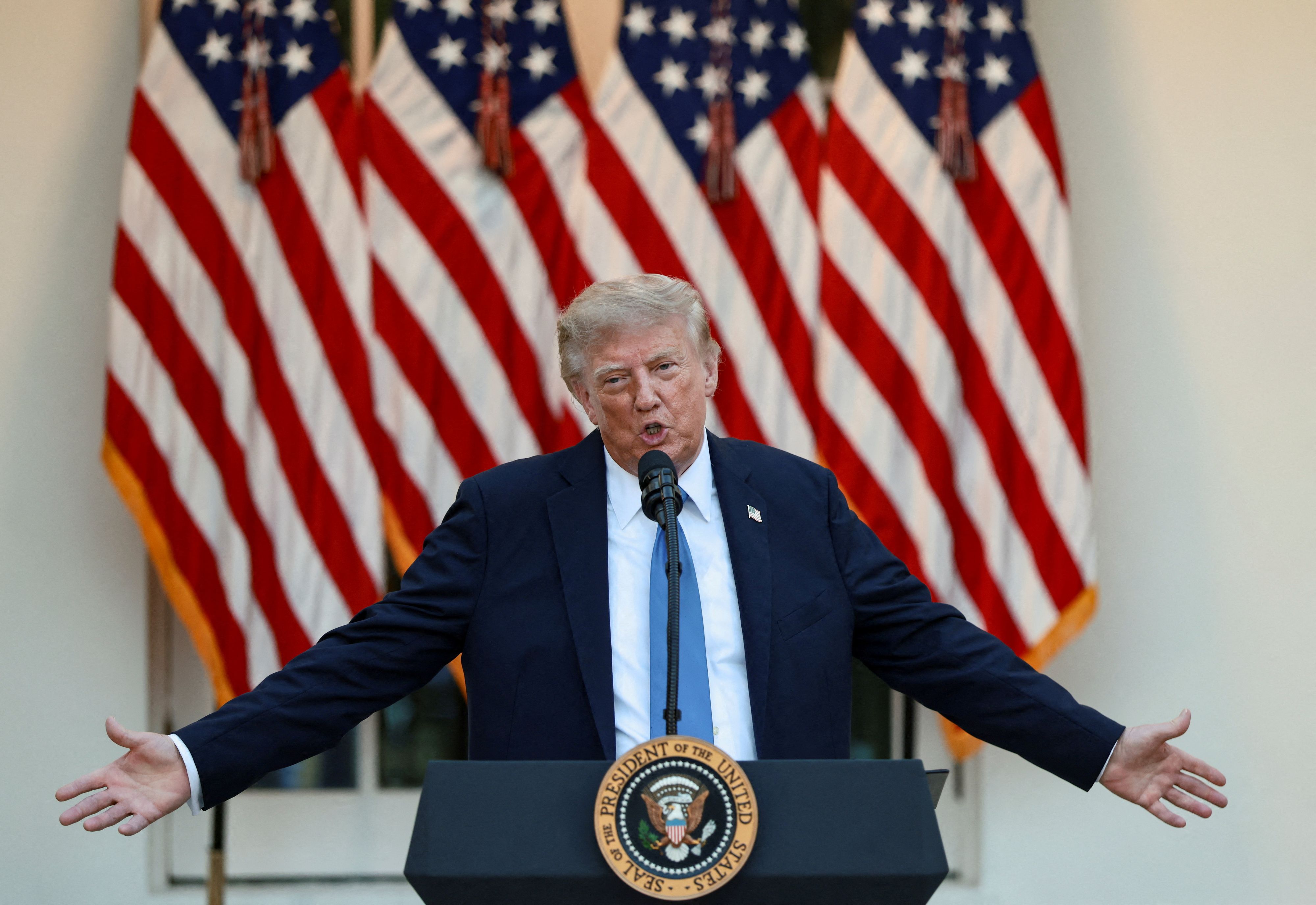 US-Präsident <strong>Donald Trump</strong> zählt auch Kanada, Island und Kuba zu den Vereinigten Staaten von Amerika.