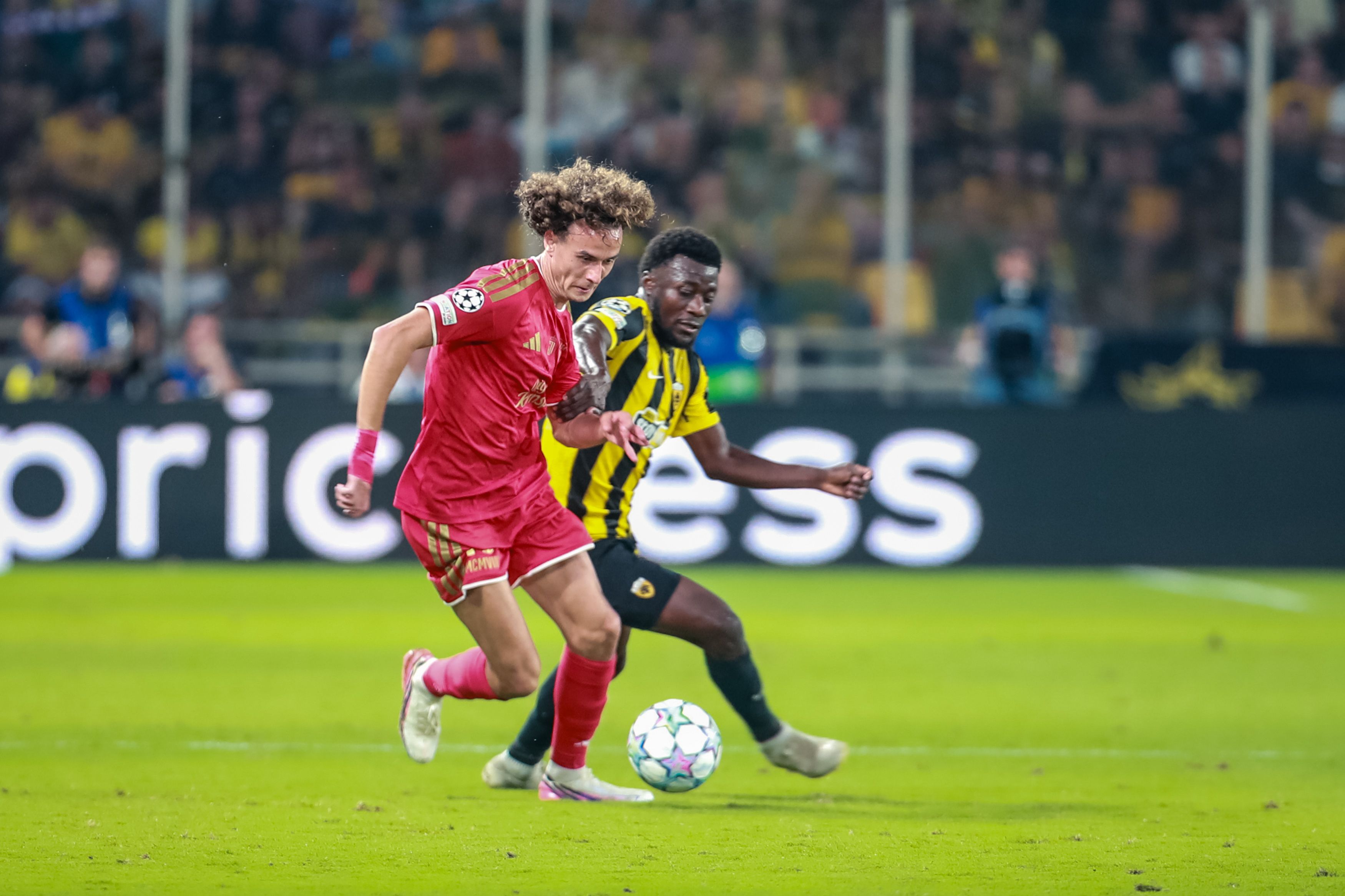 Der LASK im Champions-League-Auftaktspiel gegen AEK Athen. 
