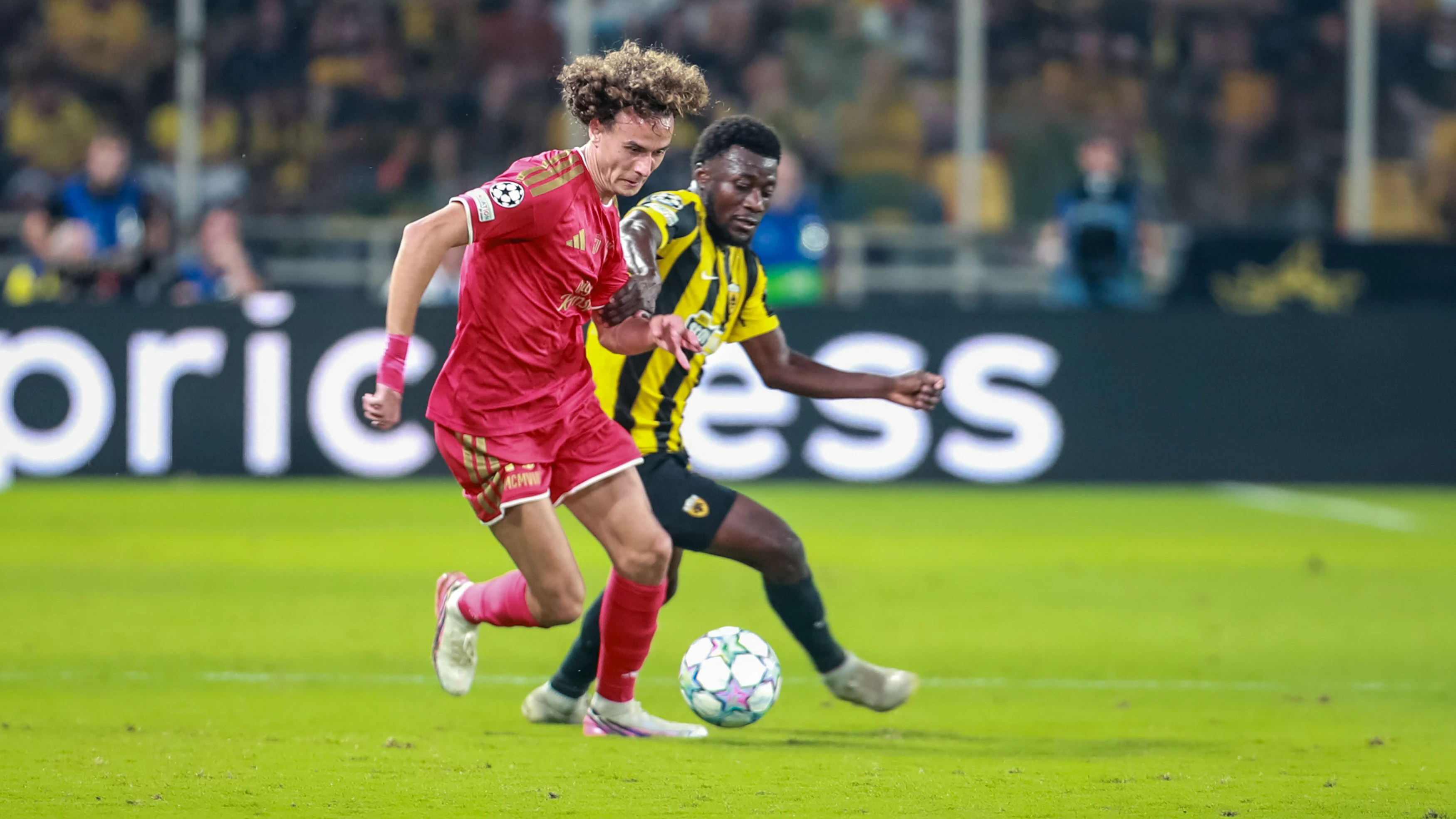 Der LASK im Champions-League-Auftaktspiel gegen AEK Athen. 