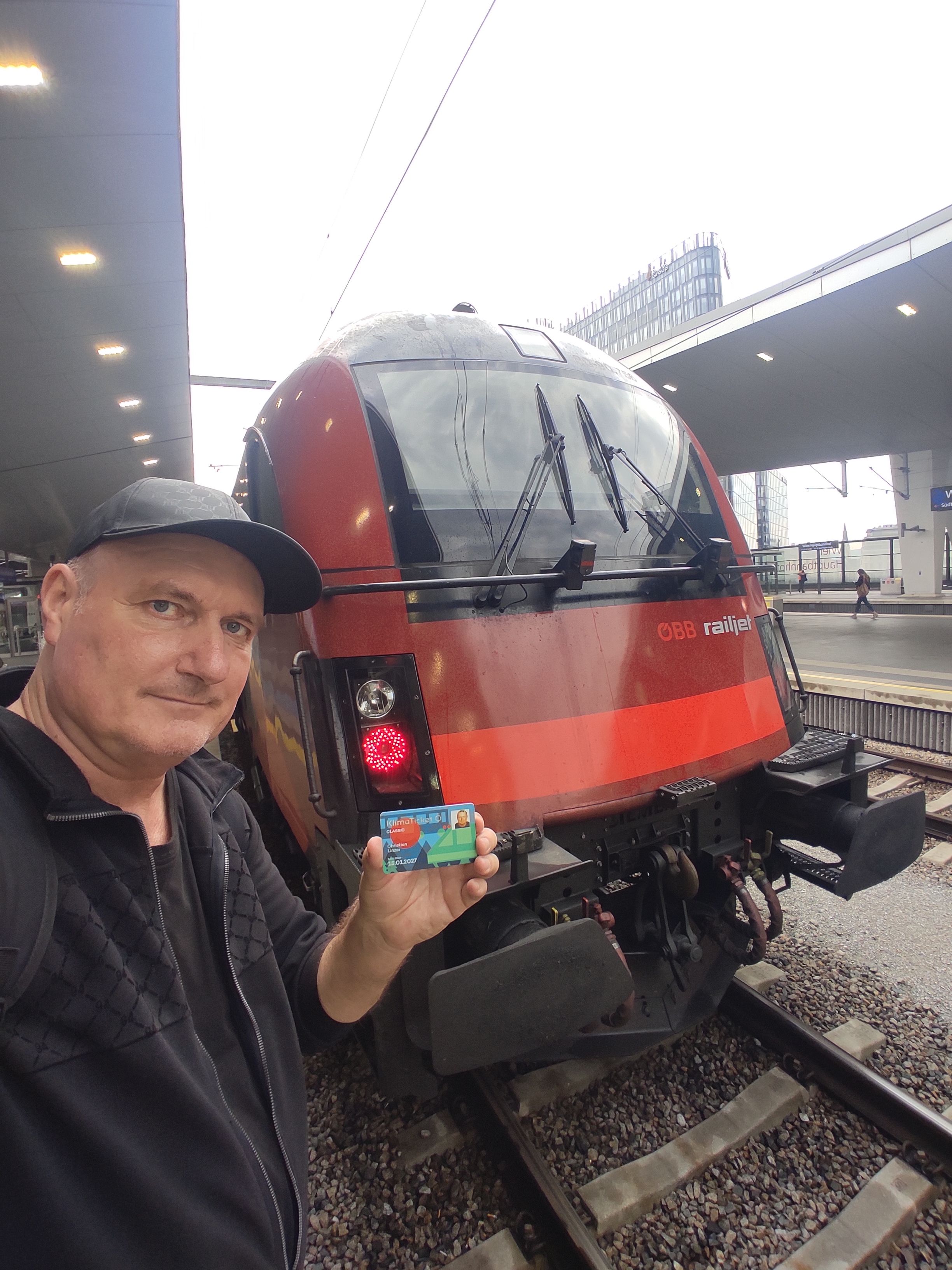 Wiener Christian Linzer fuhr 755 Mal mit dem Zug, stellte einen Rekord auf.