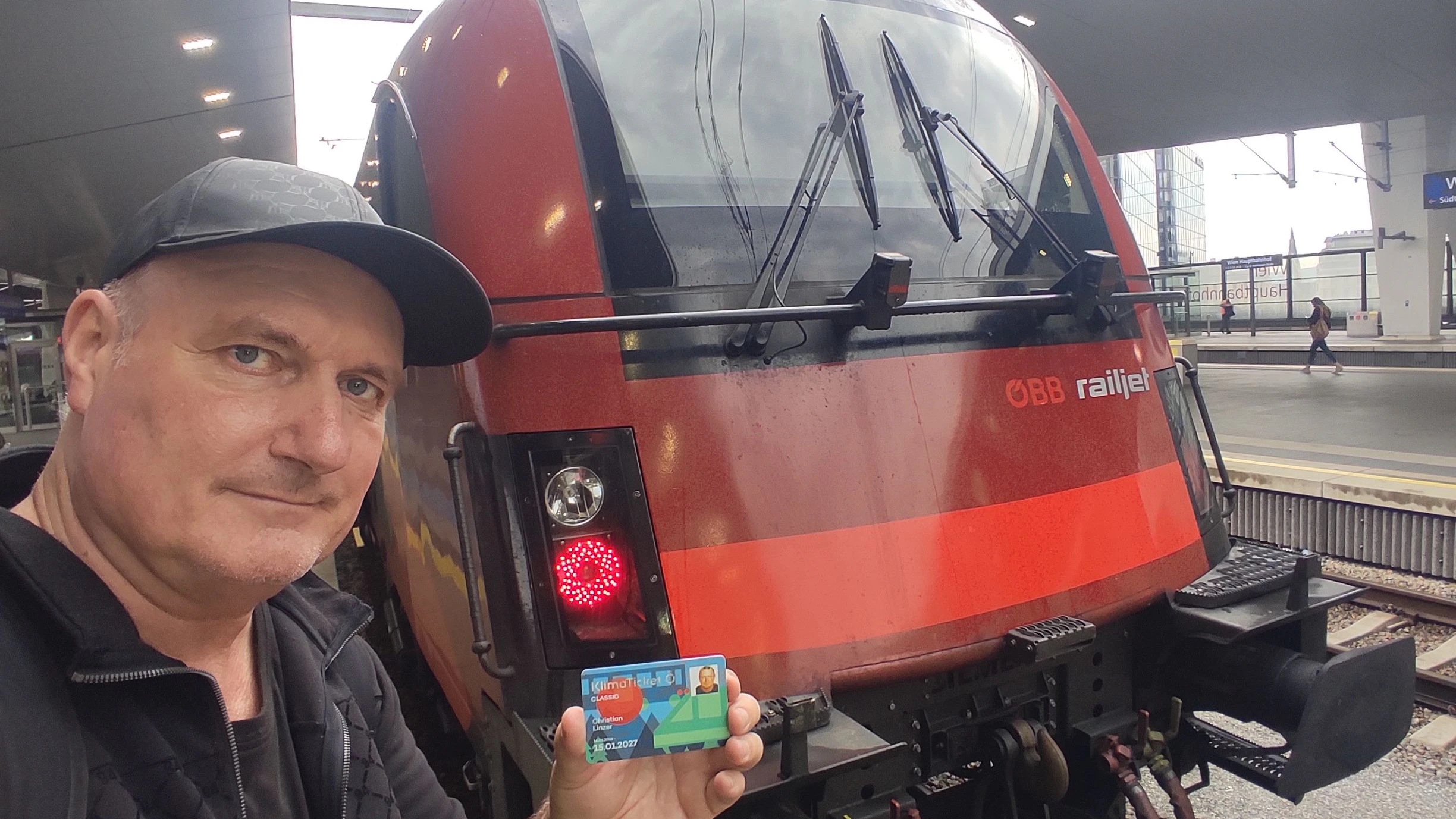 Wiener Christian Linzer fuhr 755 Mal mit dem Zug, stellte einen Rekord auf.
