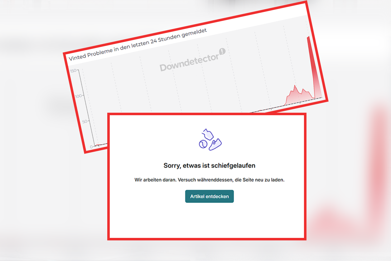 Heute.at - Vinted down! Nichts geht mehr auf Online-Plattform
