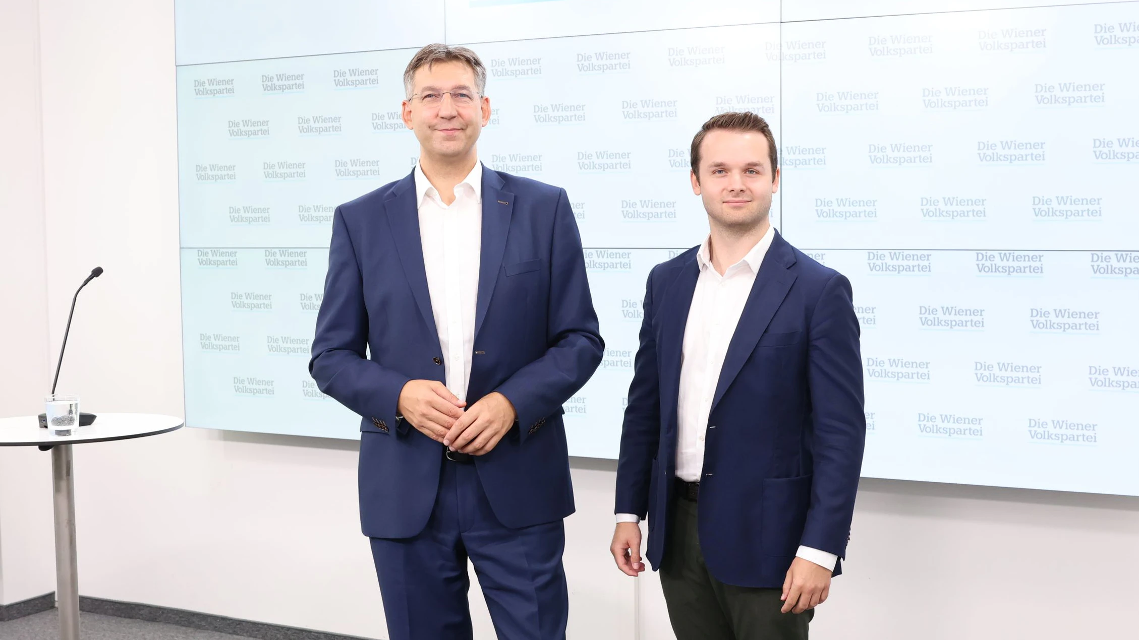 VP-Chef Markus Figl und Klubchef Harald Zierfuß