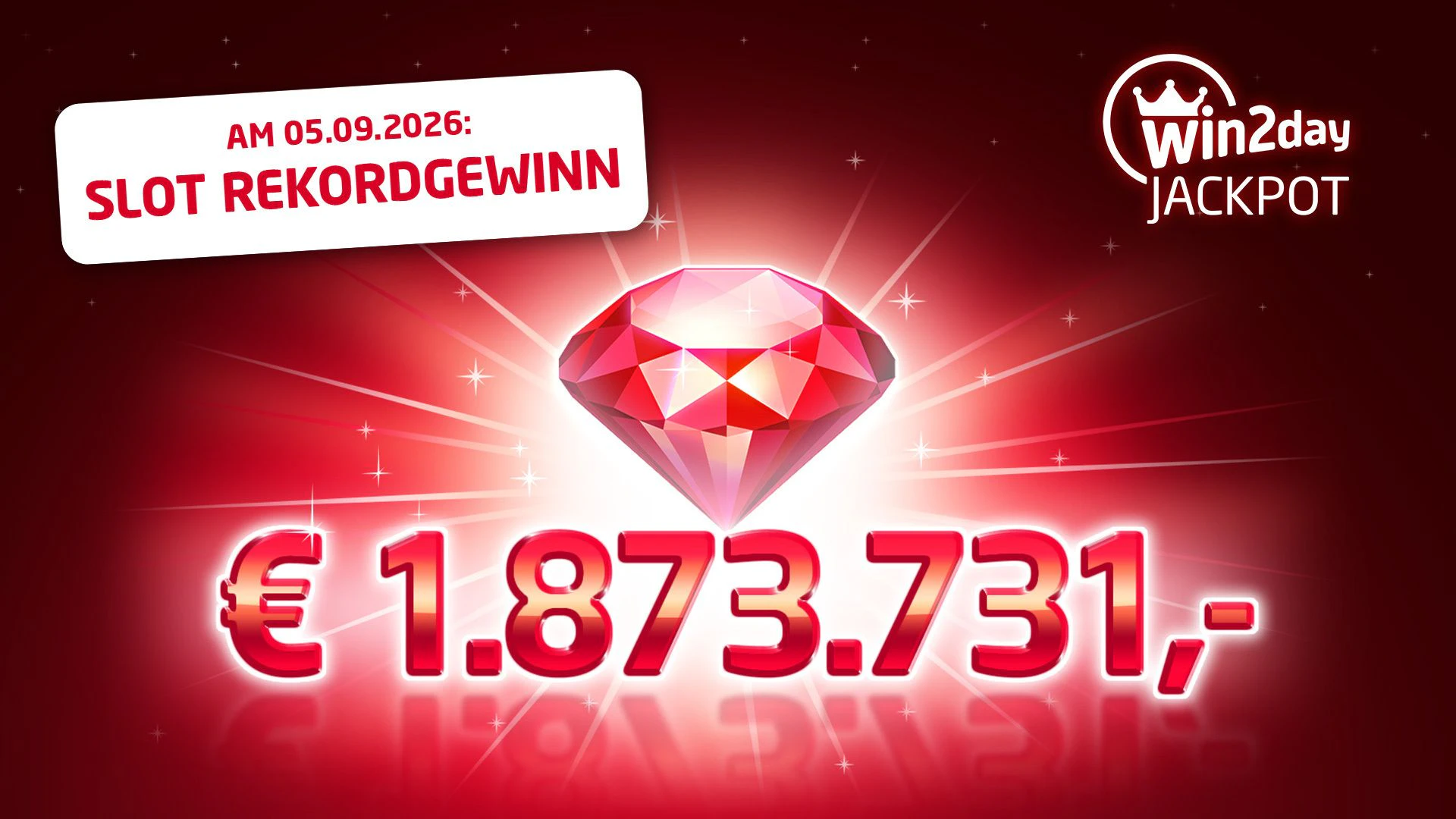 Rekordgewinn bei win2day: Mehr als 1,87 Millionen Euro mit 60 Cent Einsatz