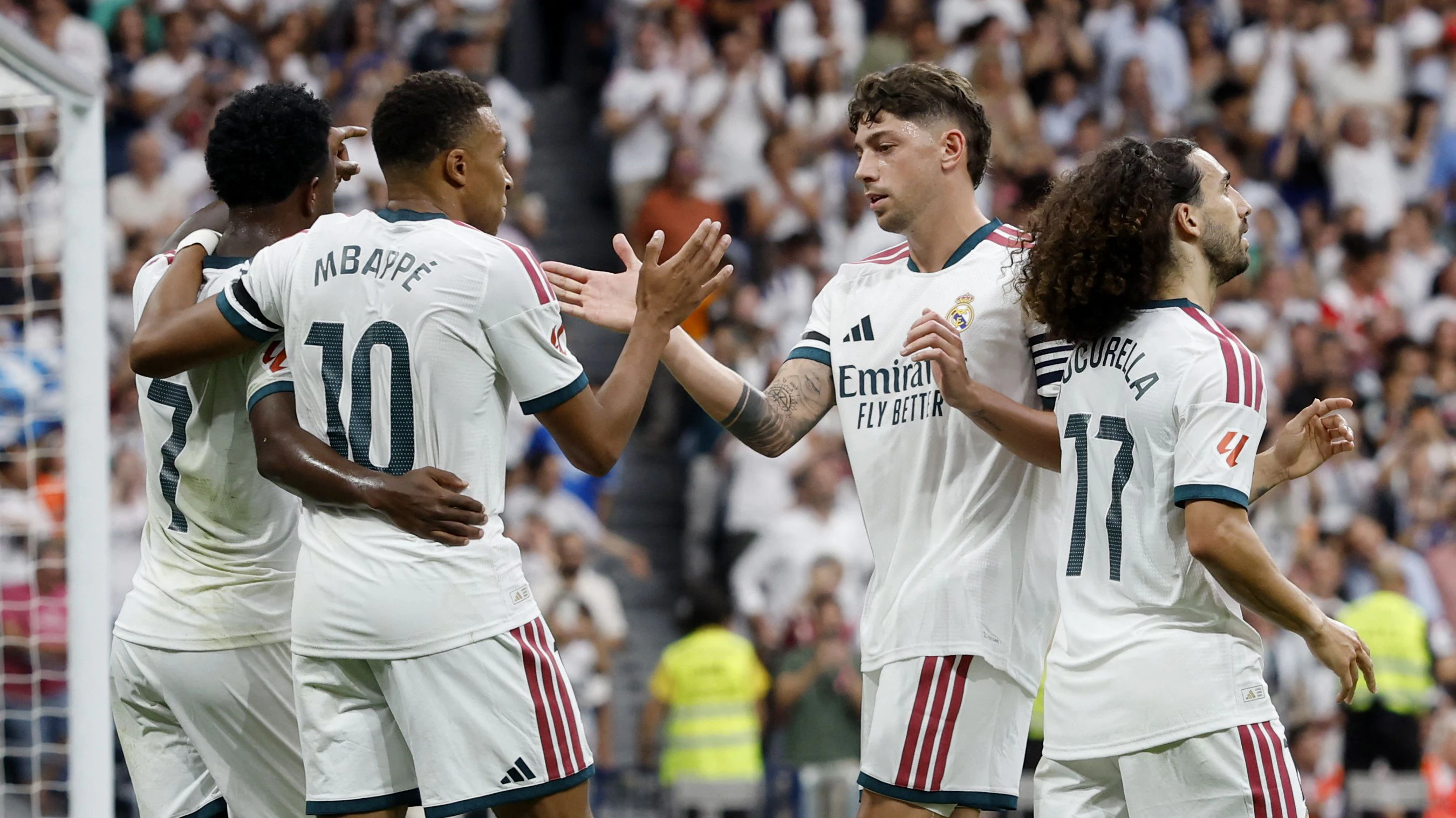 Real jubelt gegen Inter Mailand. 