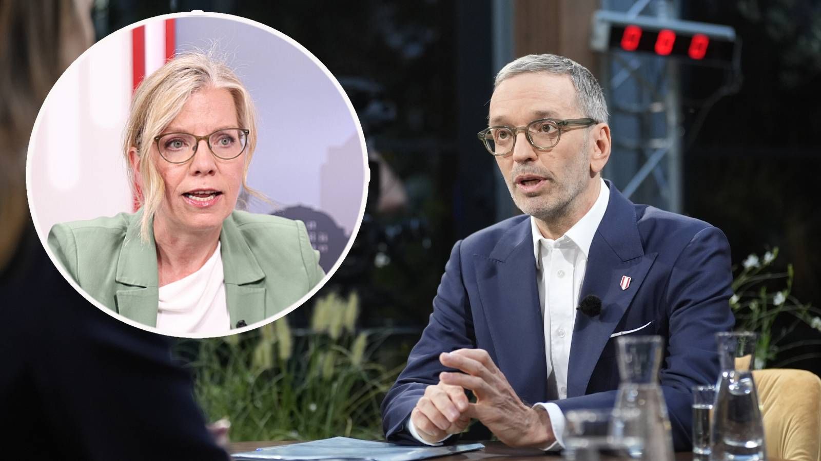 Grünen-Chefin Leonore Gewessler kritisiert FPÖ-Chef Herbert Kickl scharf.