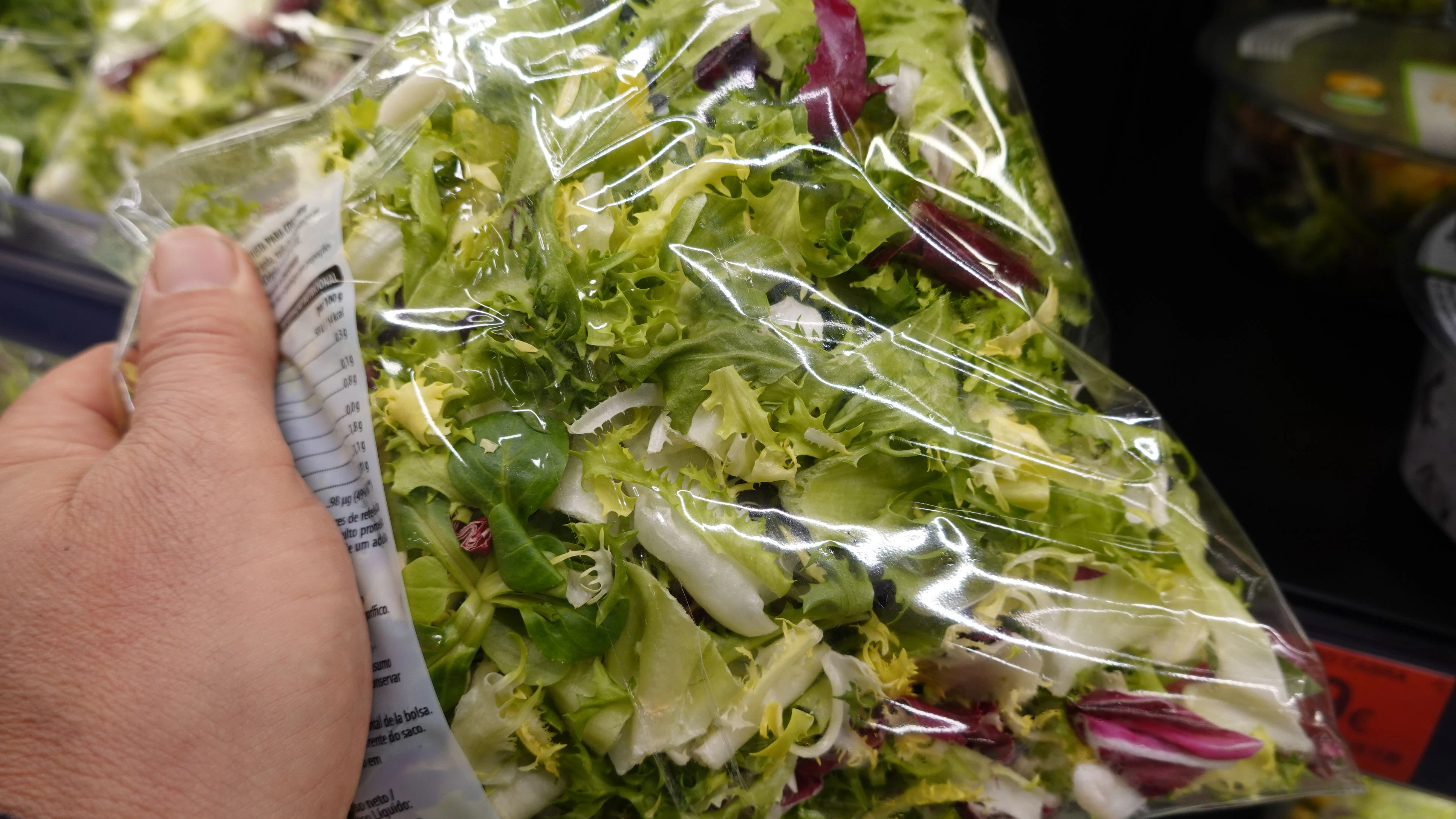 Salat aus dem Sackerl