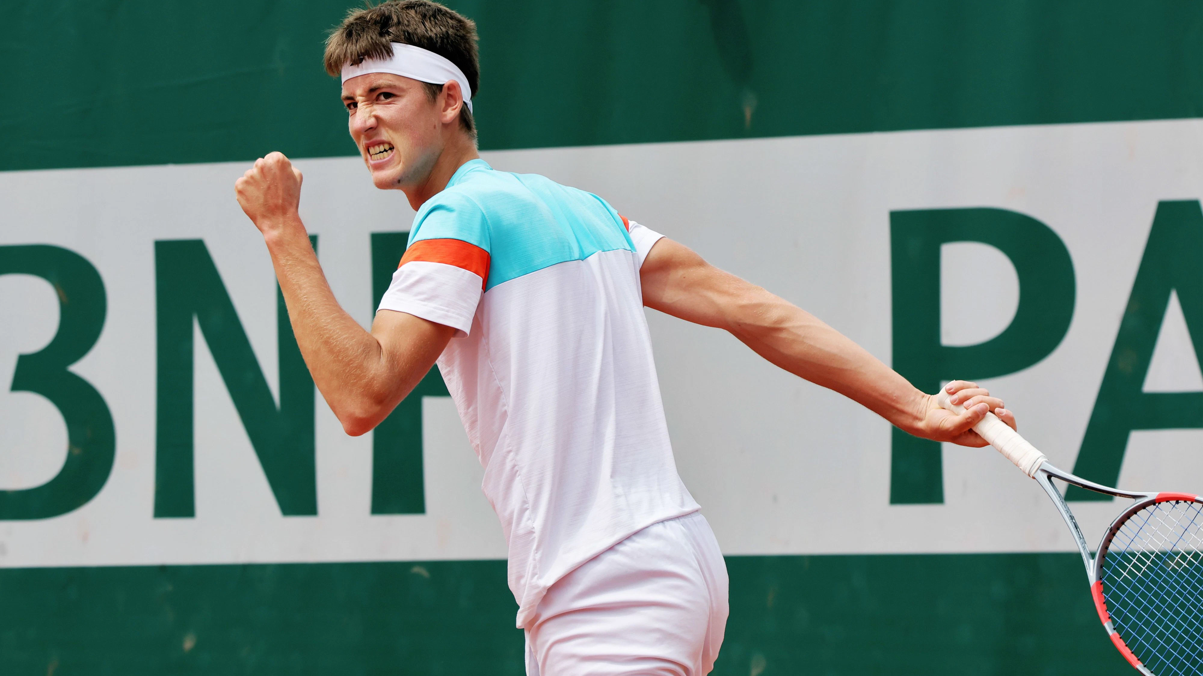 PARIS,FRANCE,31.MAY.26 - TENNIS - ATP World Tour, French Open, Roland Garros, Grand Slam, Juniors. Image shows Thilo Behrmann (AUT). Photo: GEPA pictures/ Matthias Hauer