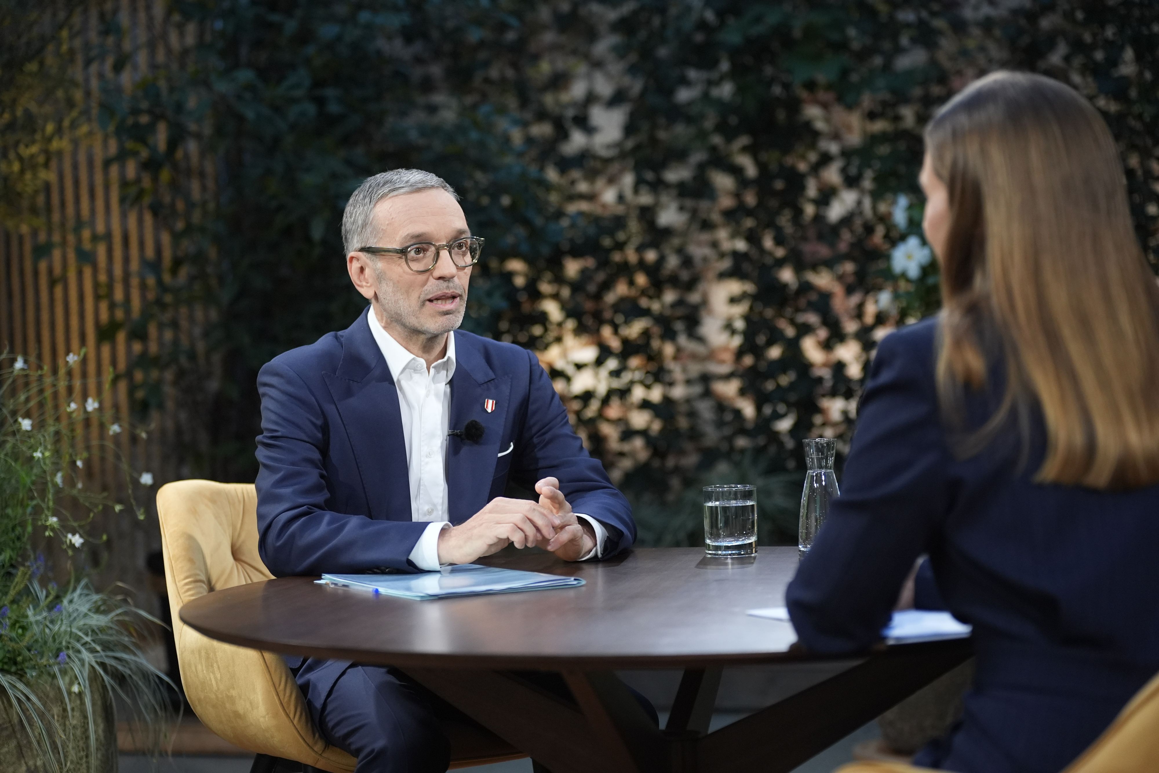 FPÖ-Chef Herbert Kickl beim ORF-