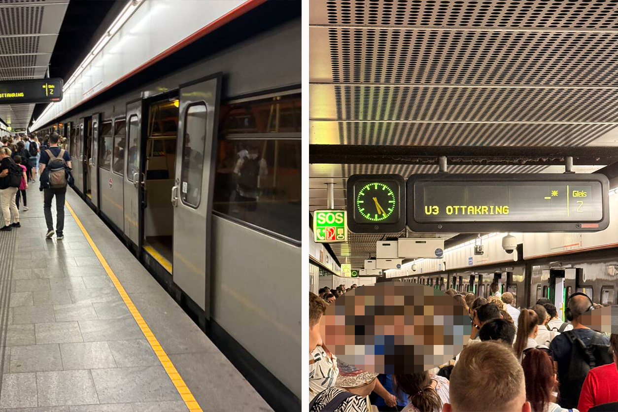 Am Mittwoch kam es bei der U3 zu einer Stromstörung.