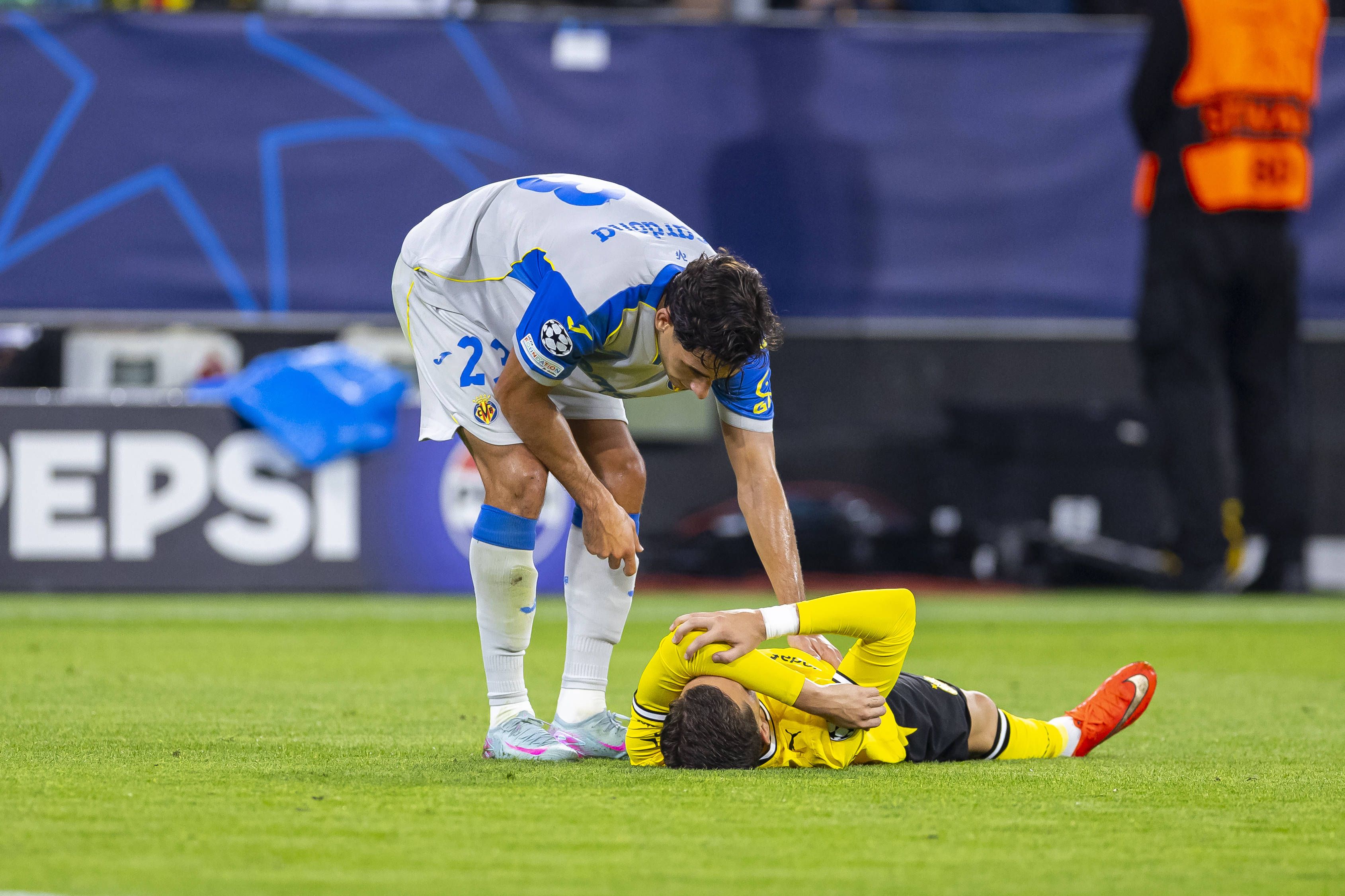 Konstantinos Karetsas konnte nicht weiterspielen.