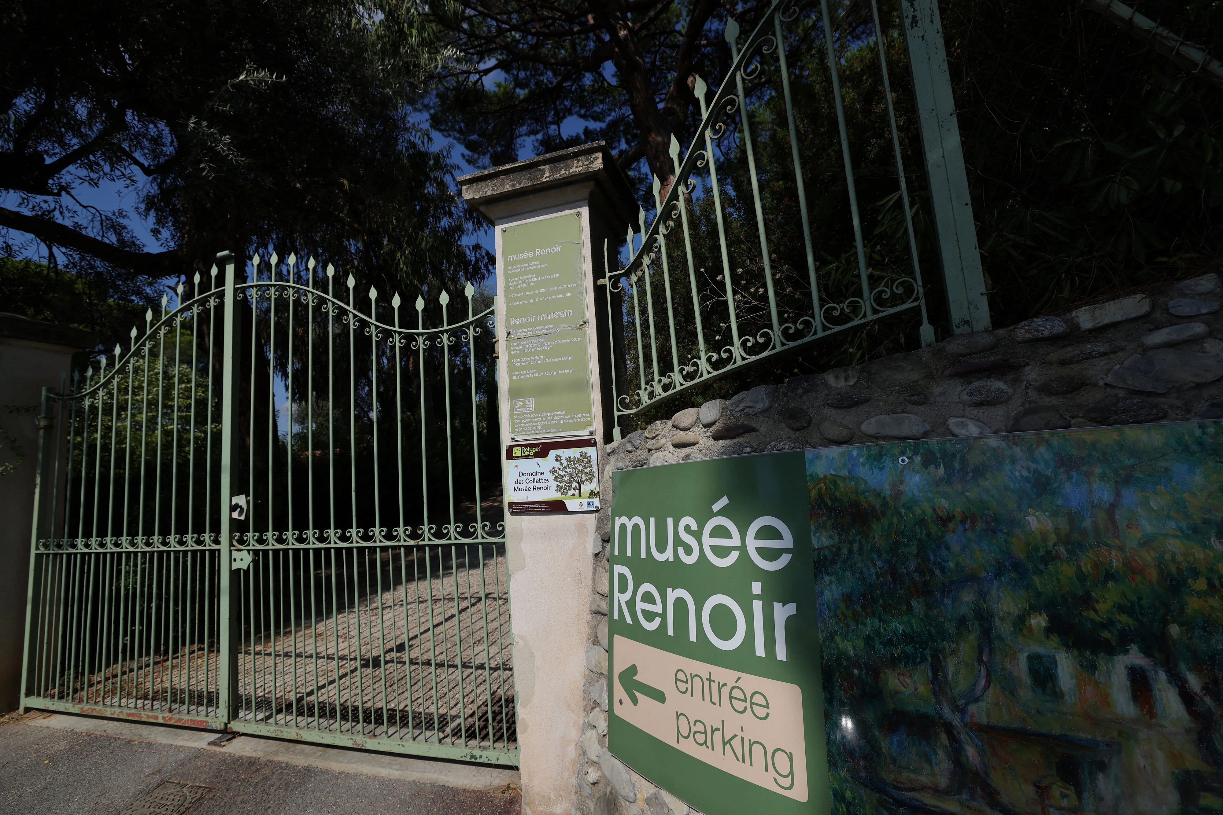 Das Museé Renoir ist in der ehemaligen Villa des Künstlers untergebracht