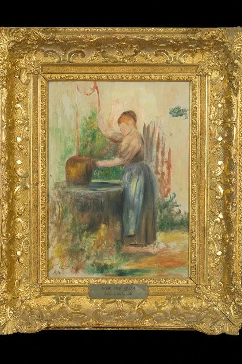 Von den Tätern mitgenommen: "Jeune fille au puits" ("Junges Mädchen am Brunnen") …