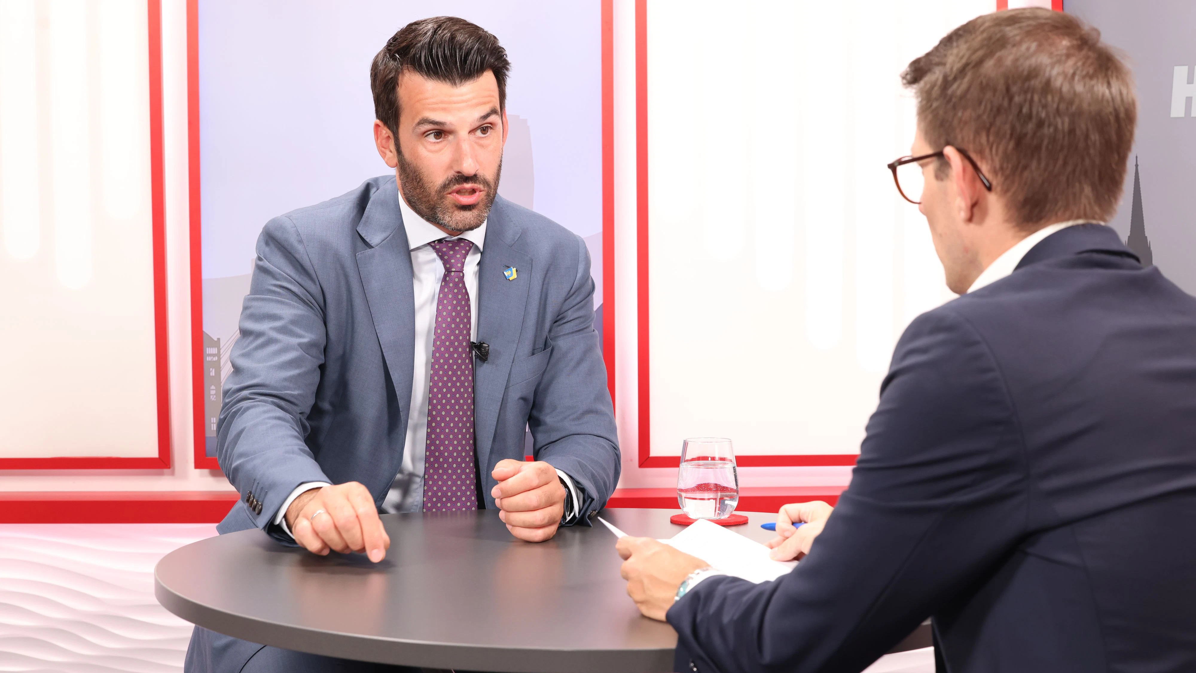 Landbauer im Gespräch mit "Heute"-CR Oistric
