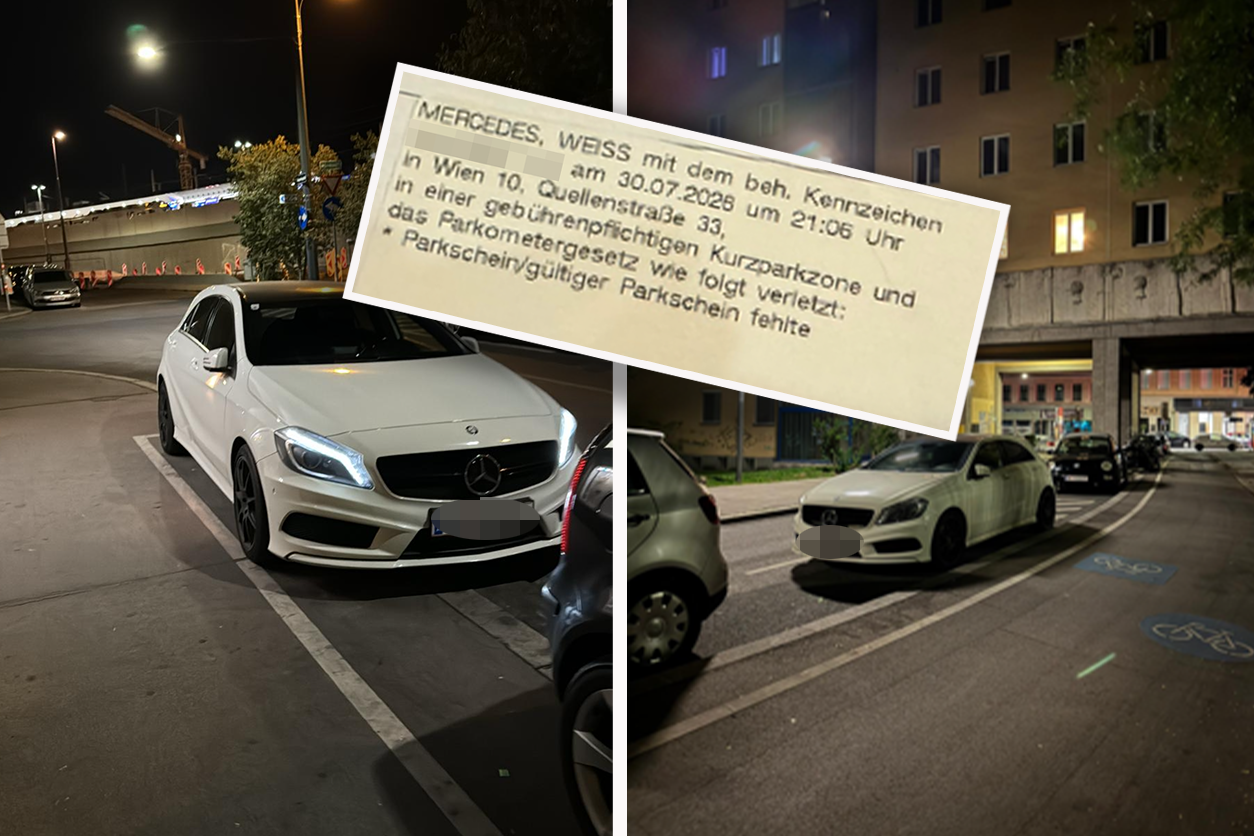 Zunächst wurde ihr die Parkstrafe erlassen, doch Monate später musste die Wienerin dennoch blechen.
