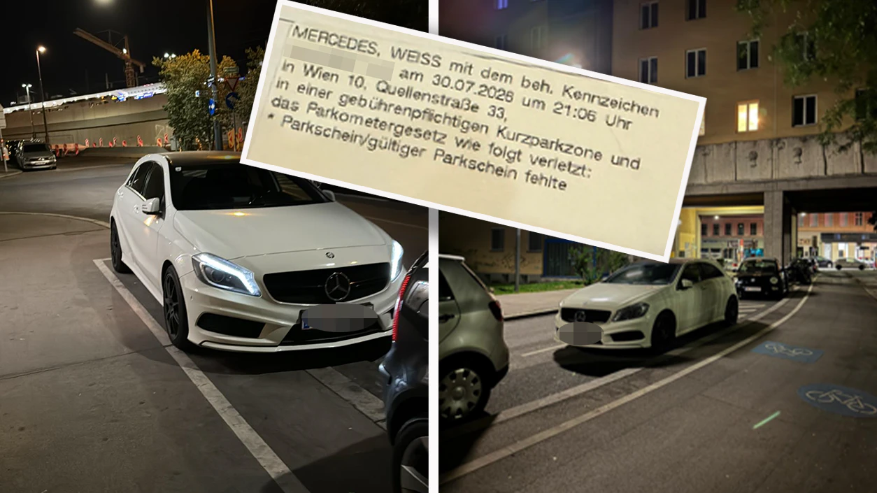 Zunächst wurde ihr die Parkstrafe erlassen, doch Monate später musste die Wienerin dennoch blechen.