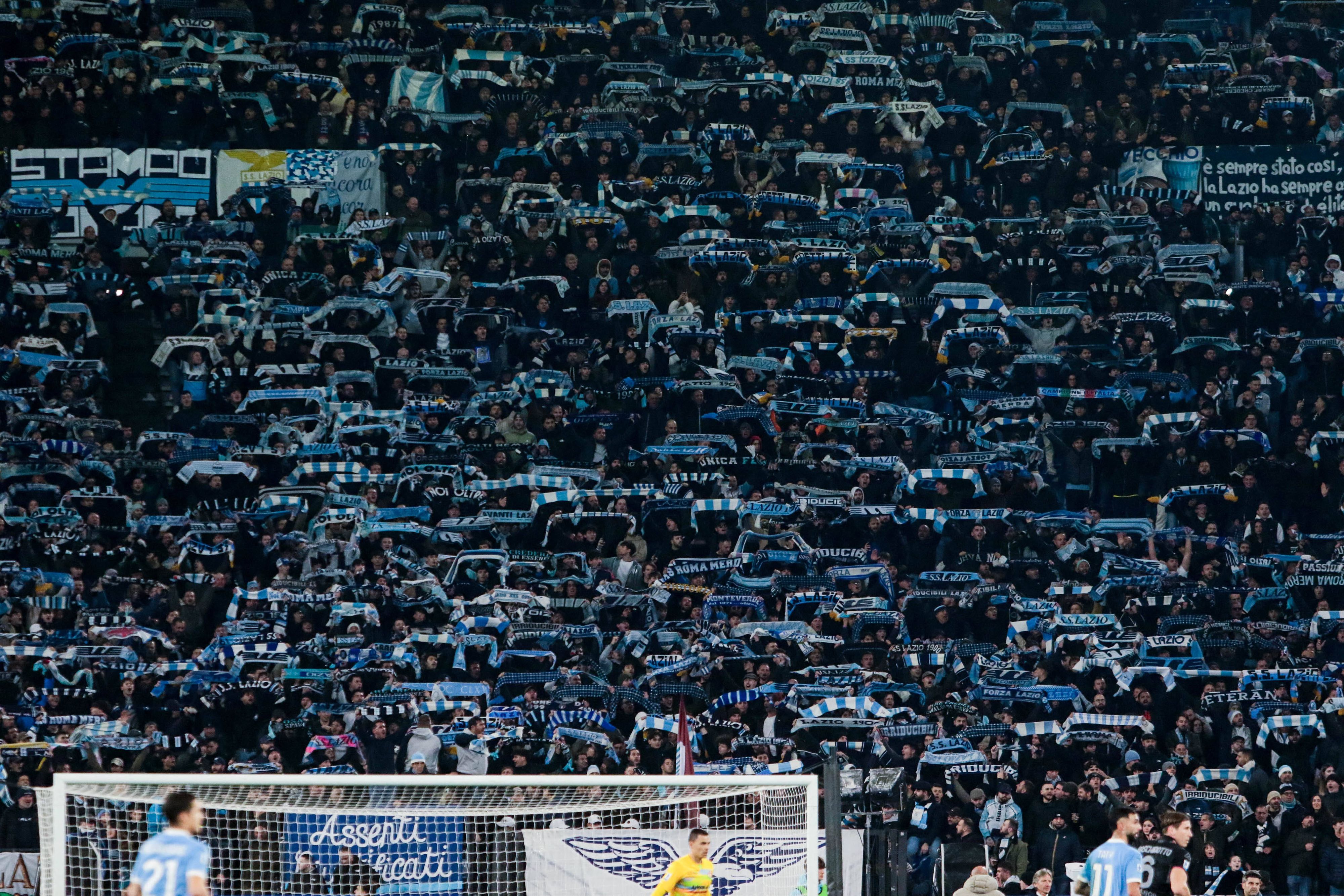 Die Lazio-Fankurve. 