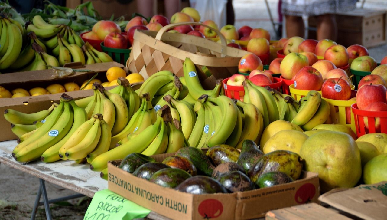 Frisches Obst und Gemüse