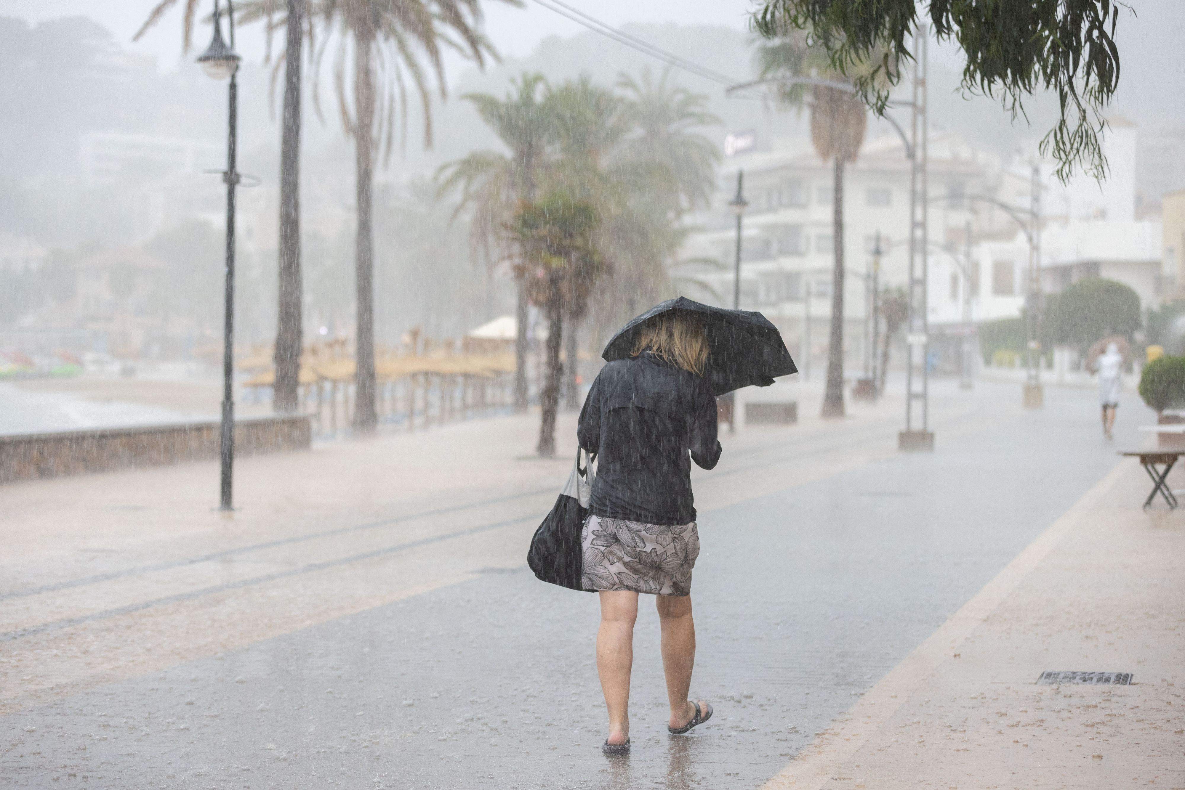 Heftige Regenfälle, Überschwemmungen und orkanartige Windböen auf Mallorca.