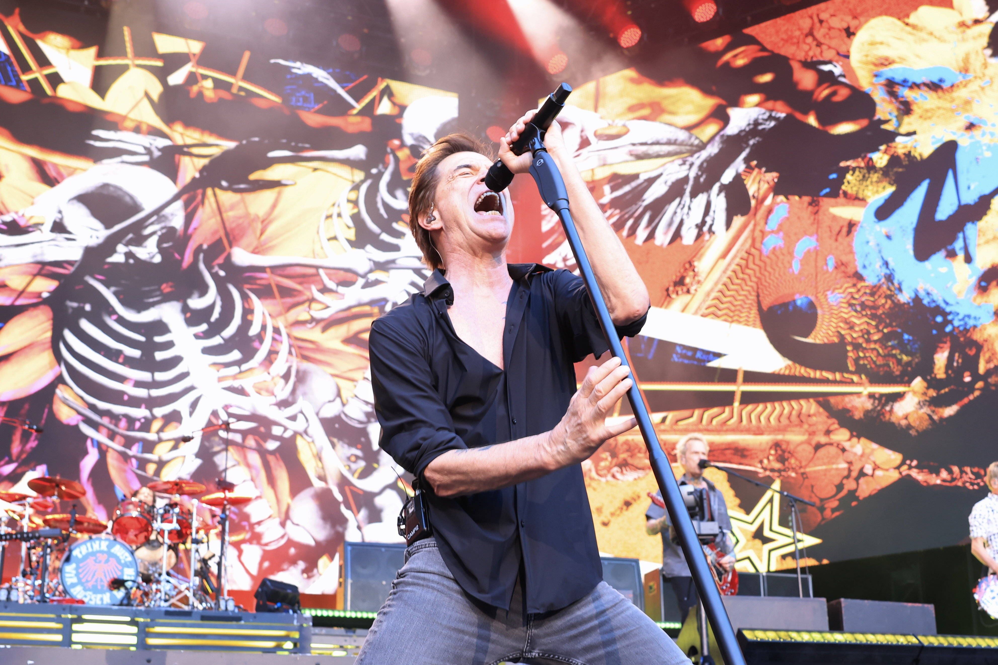 Die <strong>Toten Hosen</strong>, Sänger Campino, im Konzert live im Olympiastadion, Berlin, 2026.