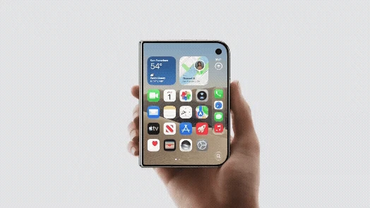 Das iPhone Duo: So sieht Apples erstes iPhone zum Knicken aus.