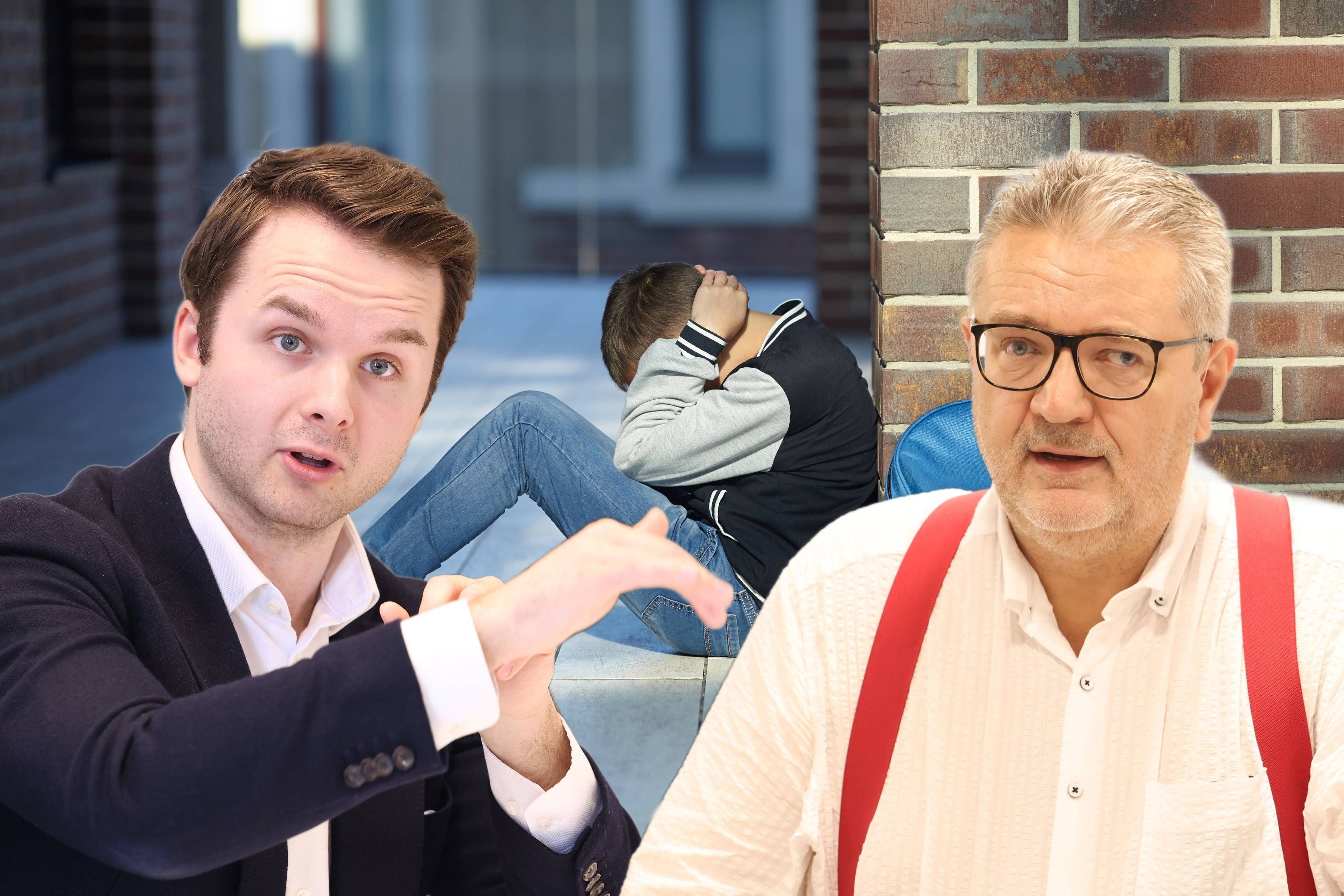 ÖVP-Bildungssprecher Harald Zierfuß (l.) kritisiert Stadtrat Peter Hacker (r.).