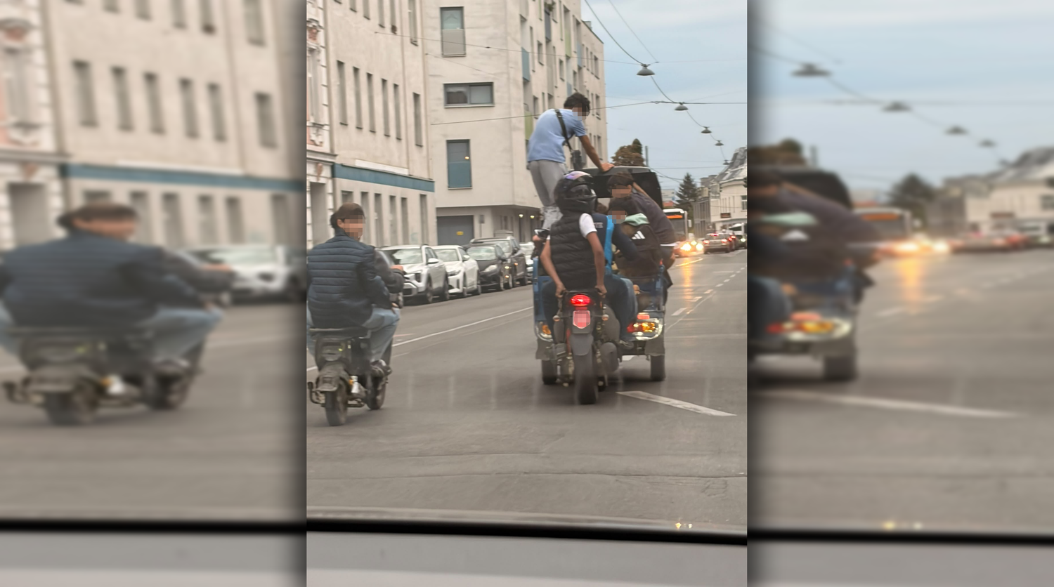 Die Teenie-Bande flüchtete von Langenzersdorf nach Wien.