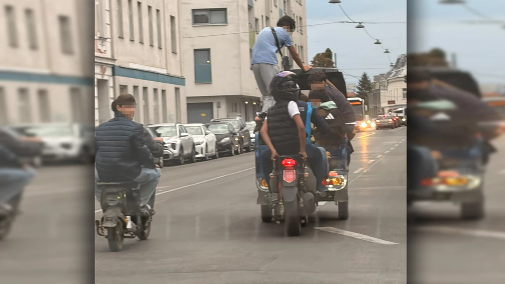 Die Teenie-Bande flüchtete von Langenzersdorf nach Wien.