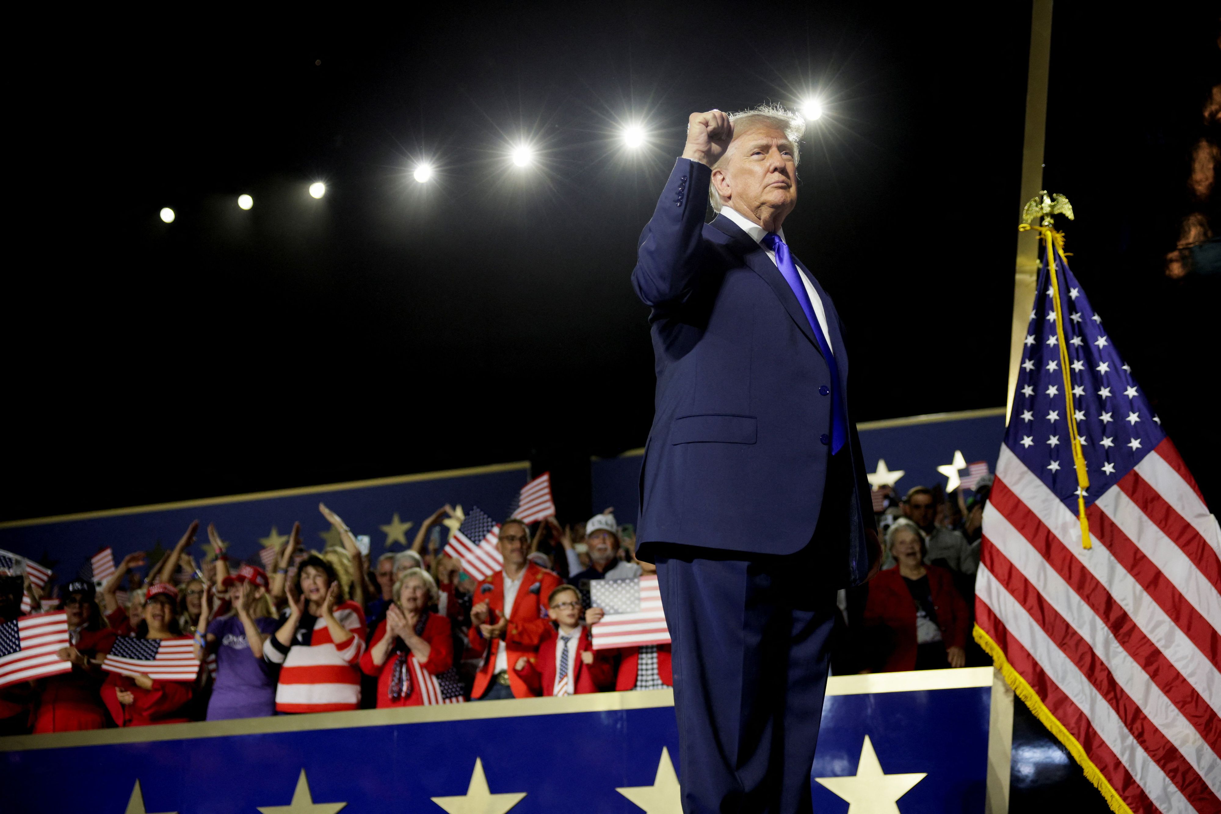 Donald Trump beim Parteitag der US-Republikaner in Dallas.