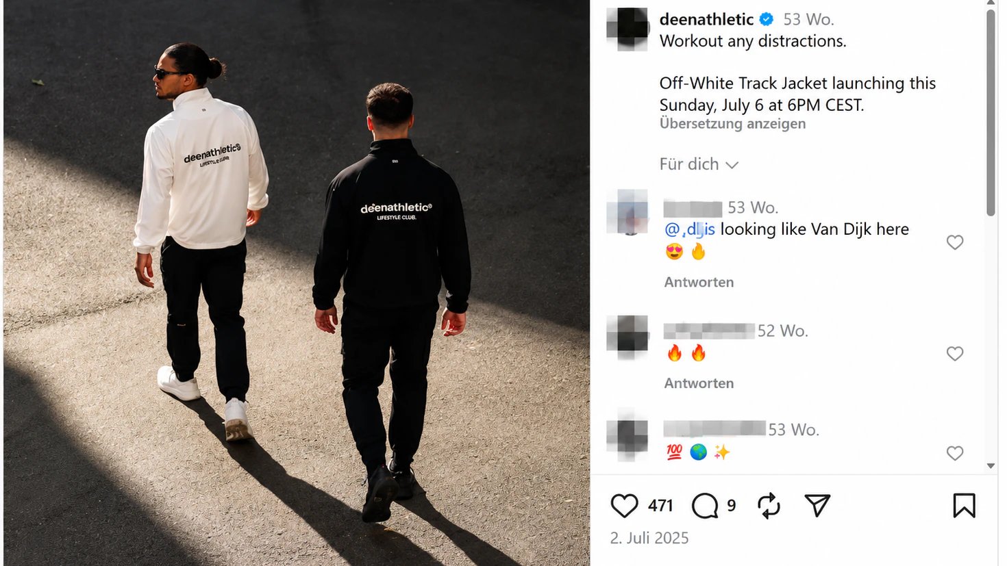 Lifestyle: "Deenathletic" ist eine eigene Marke.