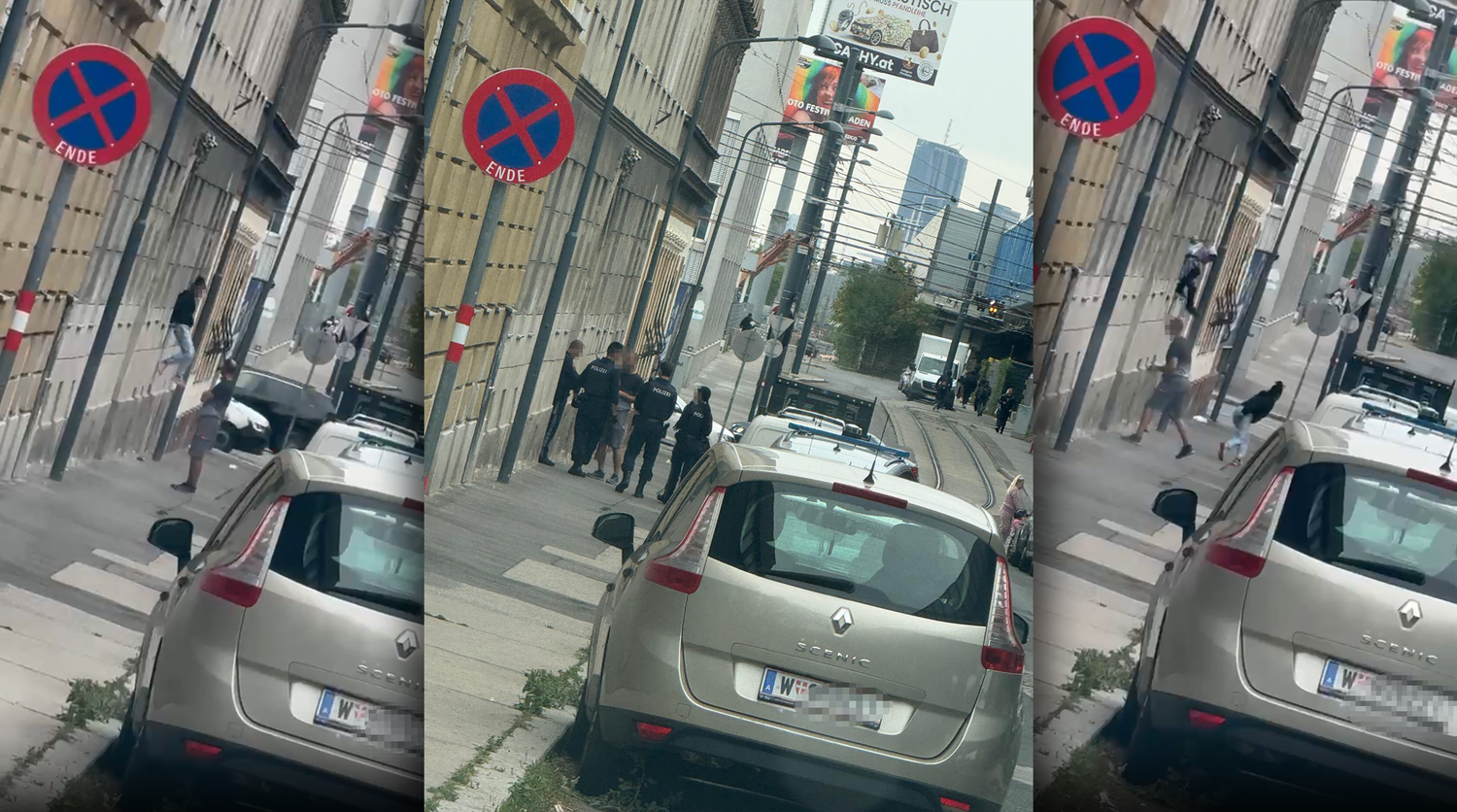 Heute.at - Einbrecher springen Sekunden vor Zugriff aus Fenster