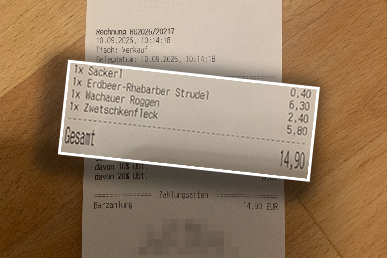 Heute.at - Ein Wucher – Wienerin schockiert über Preise in Café