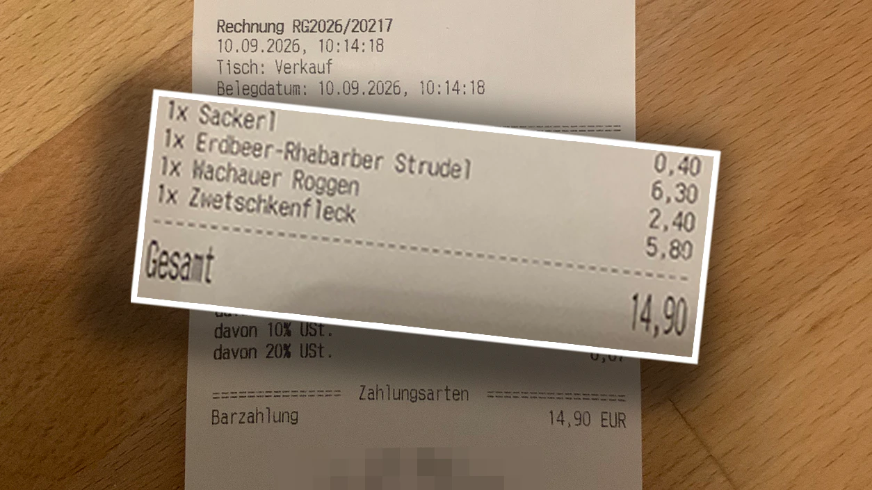 Die Preise sorgten bei der Wienerin für ordentlich Ärger.