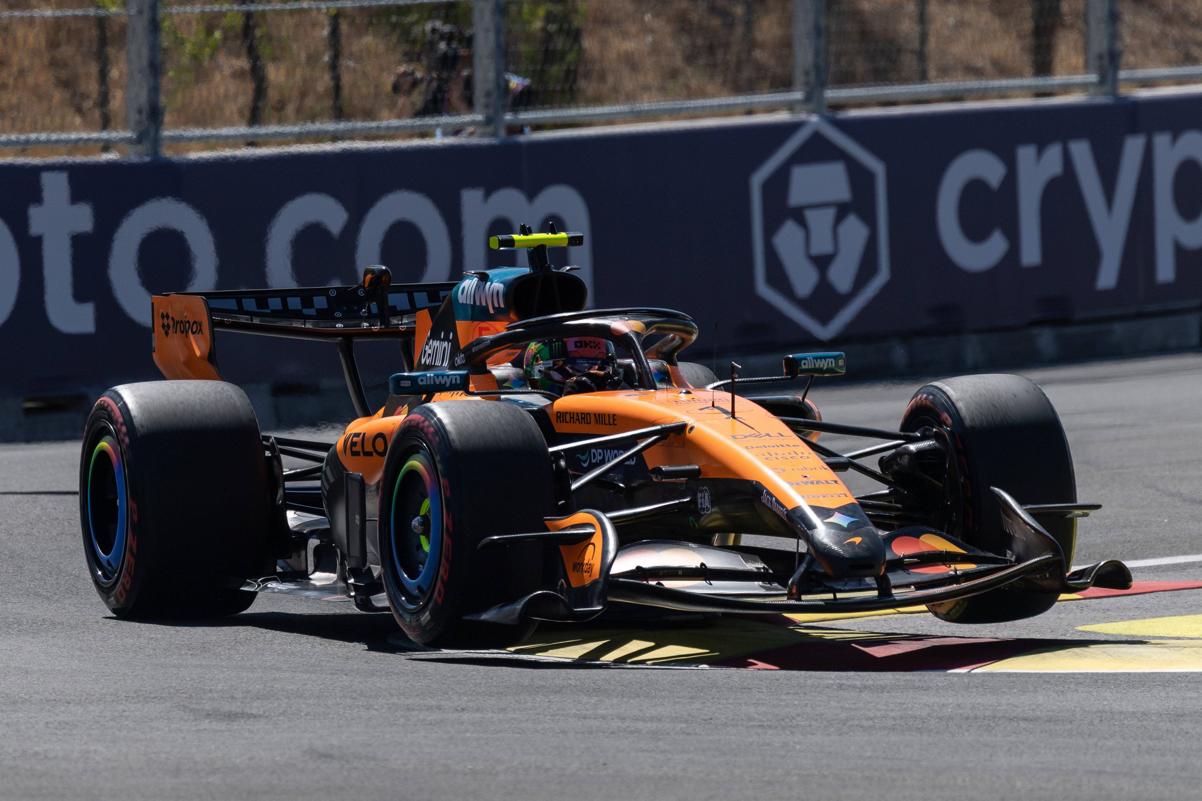 McLaren-Star Lando Norris holt sich die Pole in MAdrid. 