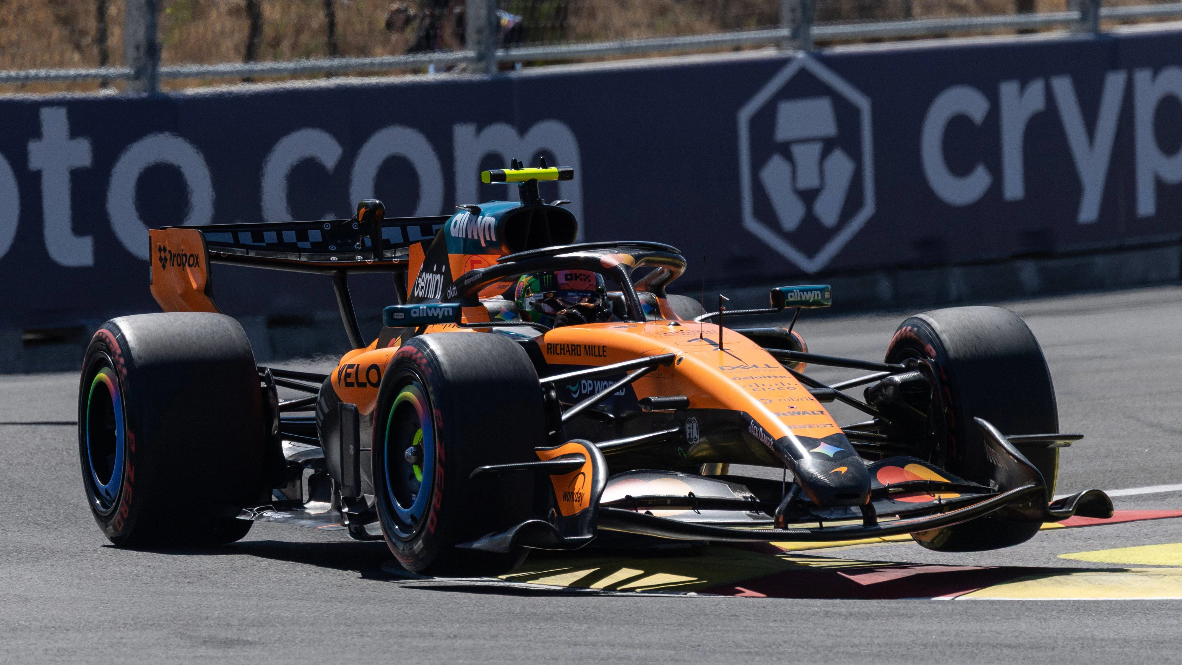 McLaren-Star Lando Norris holt sich die Pole in MAdrid. 