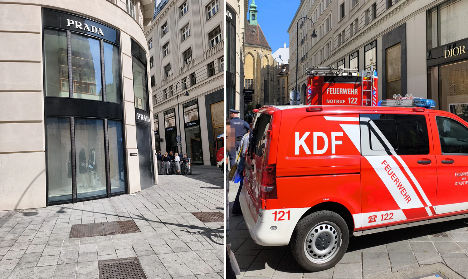 Feuerwehr-Einsatz in der Bognergasse (Innenstadt)