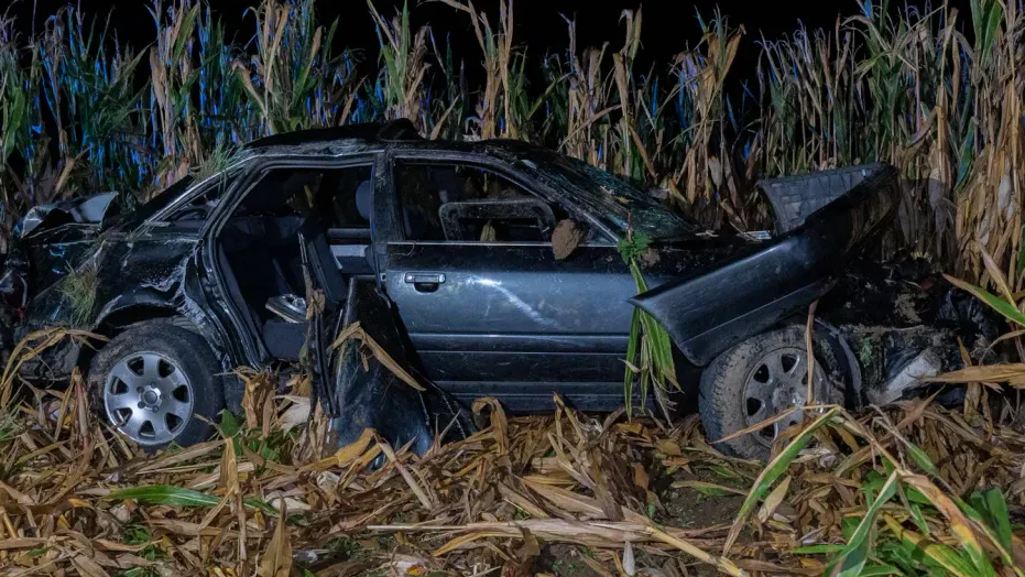 Heute.at - Audi-Fahrer überschlägt sich in der Nacht in Maisfeld