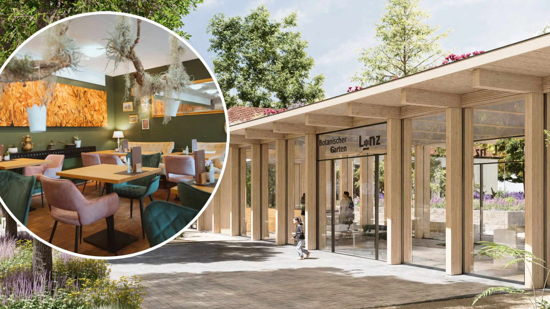 Das Café Orchidee muss wegen der Neugestaltung des Botanischen Gartens schließen.