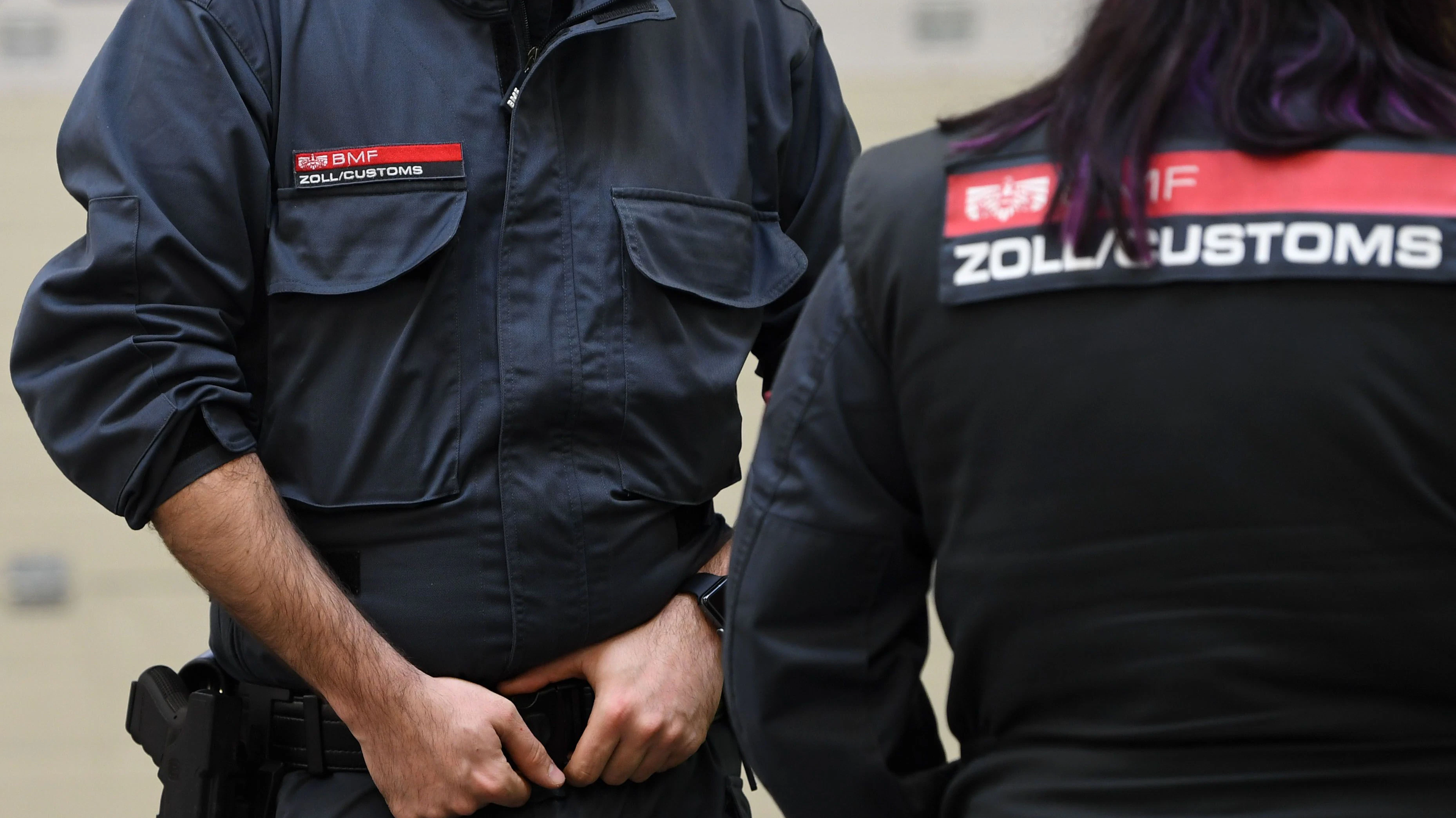 Auch Zollbeamte waren am Einsatz beteiligt.