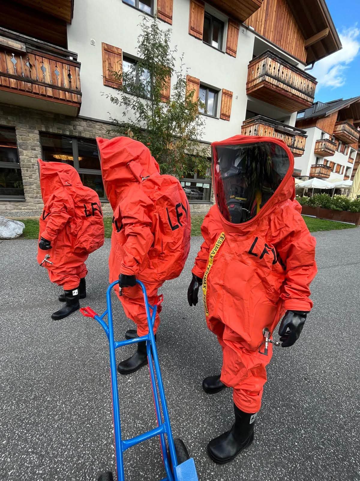 Gruselige Szenen am Sonntag in Maria Alm.