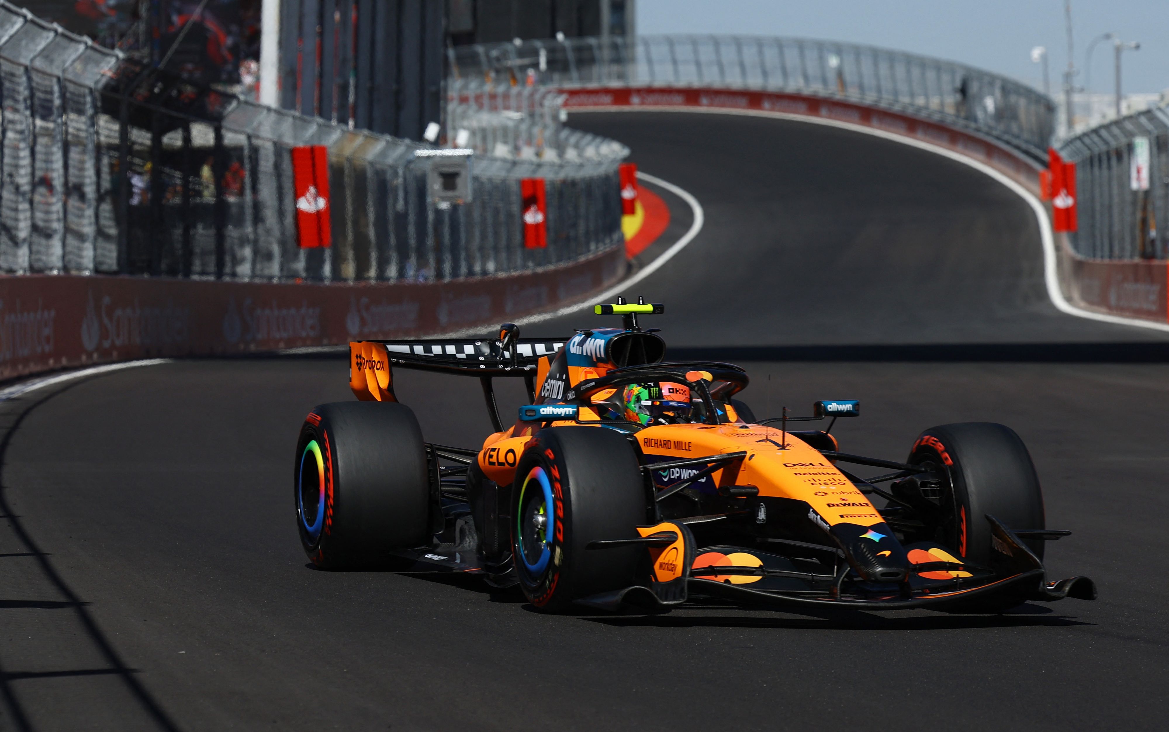 Lando Norris stand auf der Poleposition.