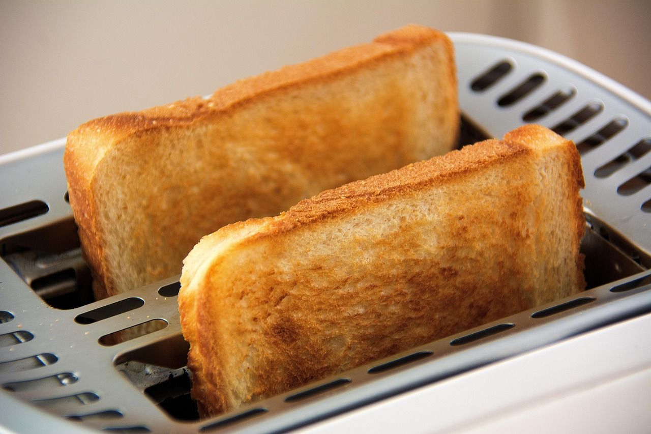 Toastbrot im Toaster